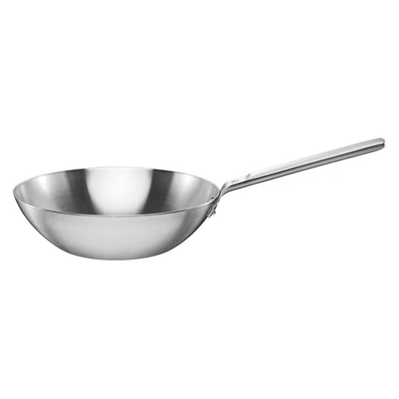 Norden Wok Pan Uncoated Stainless Steel, 28 cm