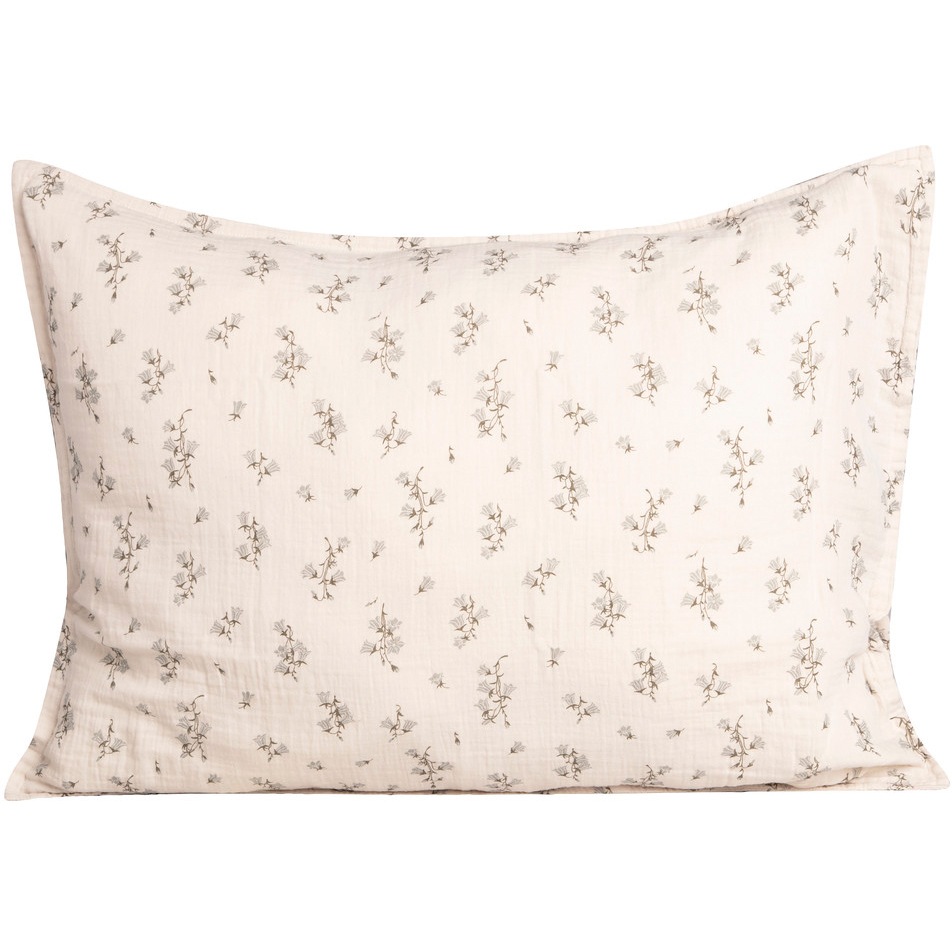 Bluebell Muslin Pillowcase, 50x60 cm