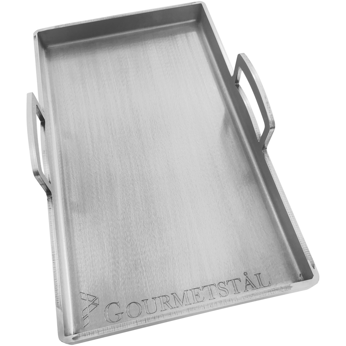 Steel Griddle With Handles, 25x42 cm