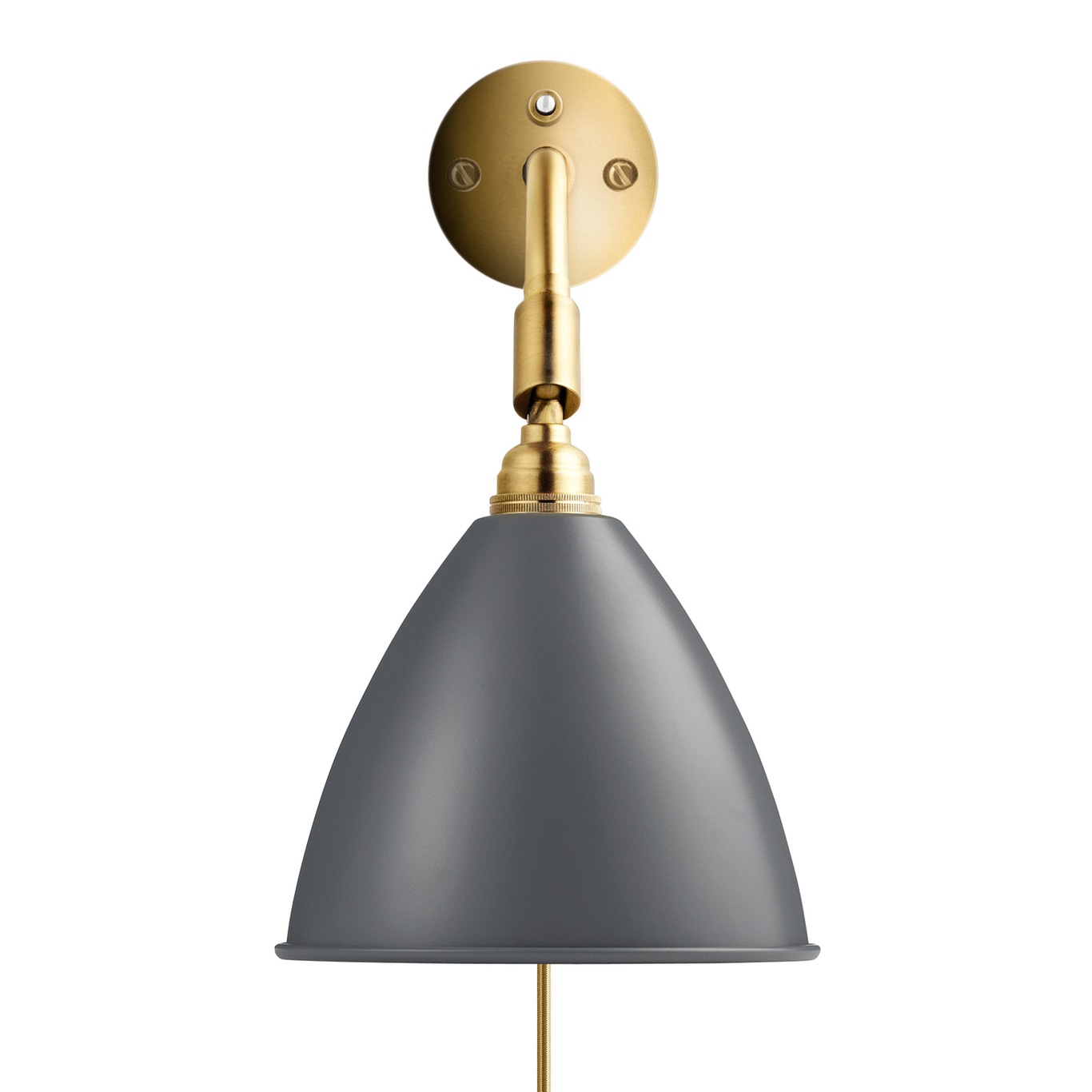 Bestlite BL7 Wall Lamp, Brass / Grey