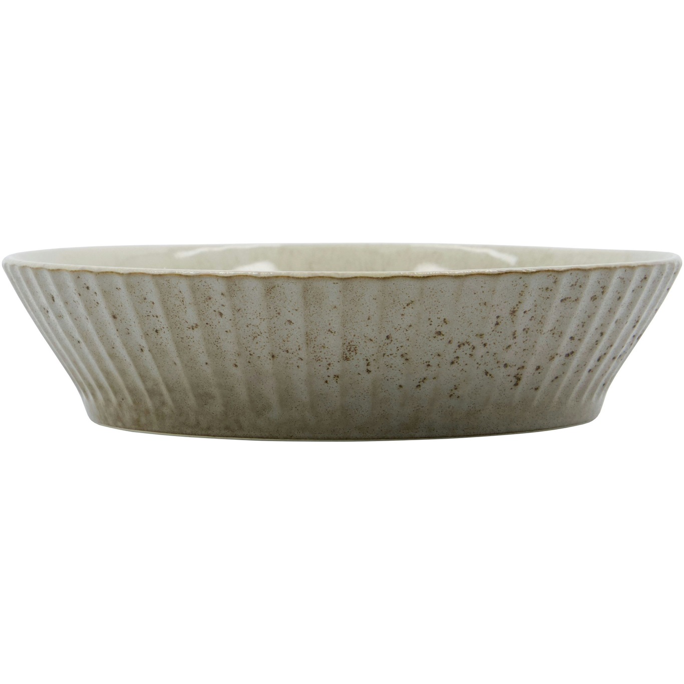 Pleat Bowl 17,5 cm, Grey Brown