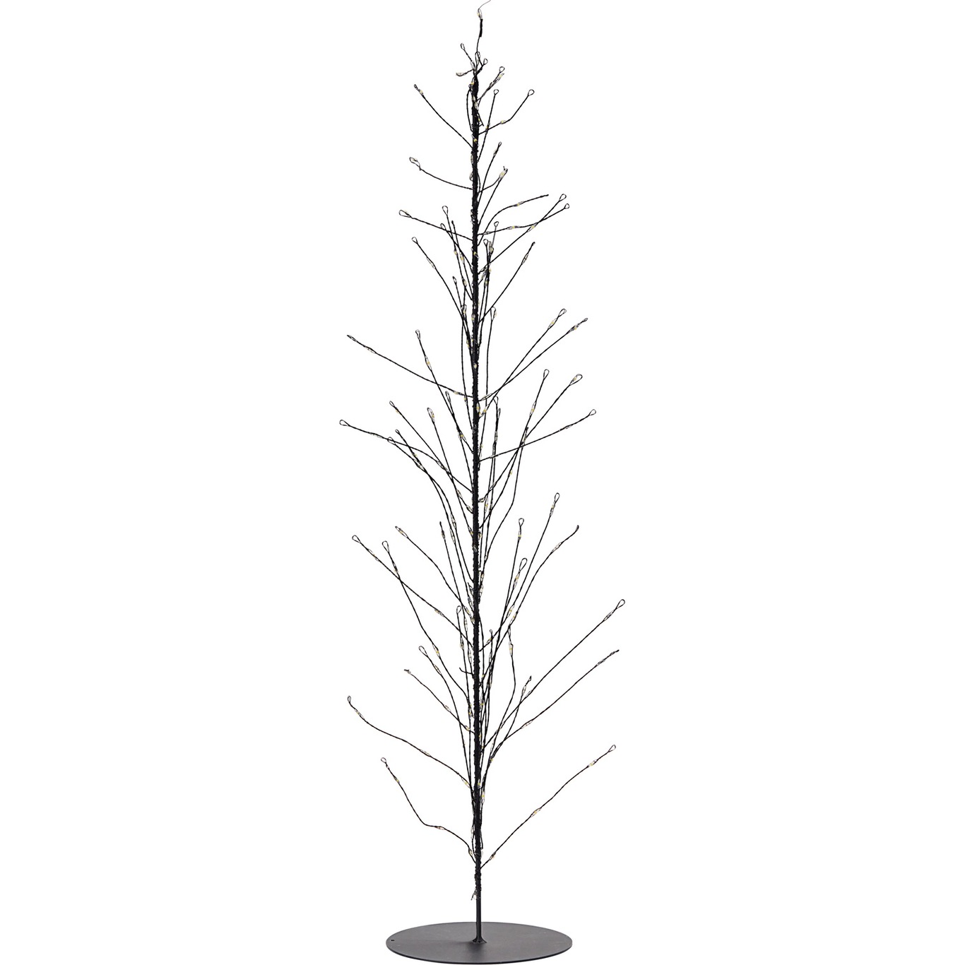 Glow Christmas Tree With Lighting, Metal, Ø12x60 cm
