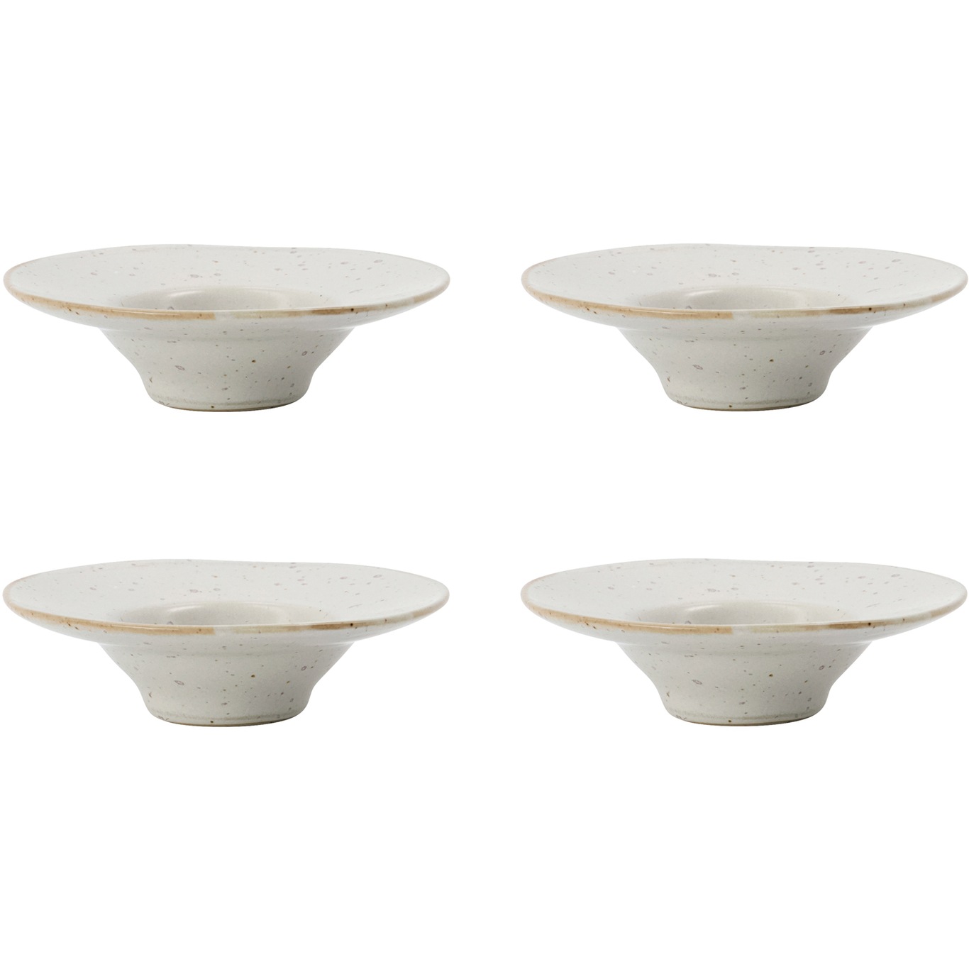 Pion Egg Cups 4-pack, Grey / White