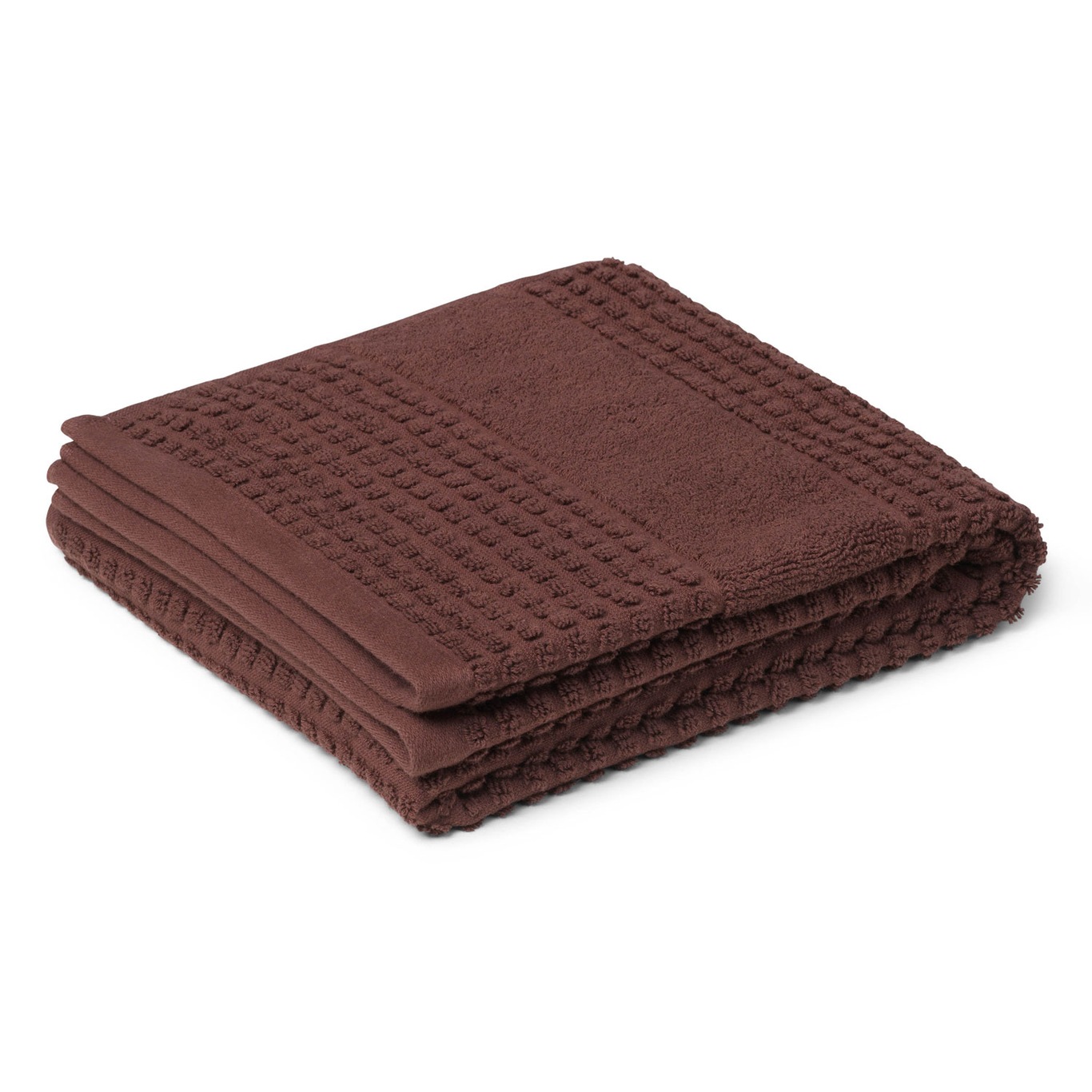 Check Towel 70x140 cm, Chocolate