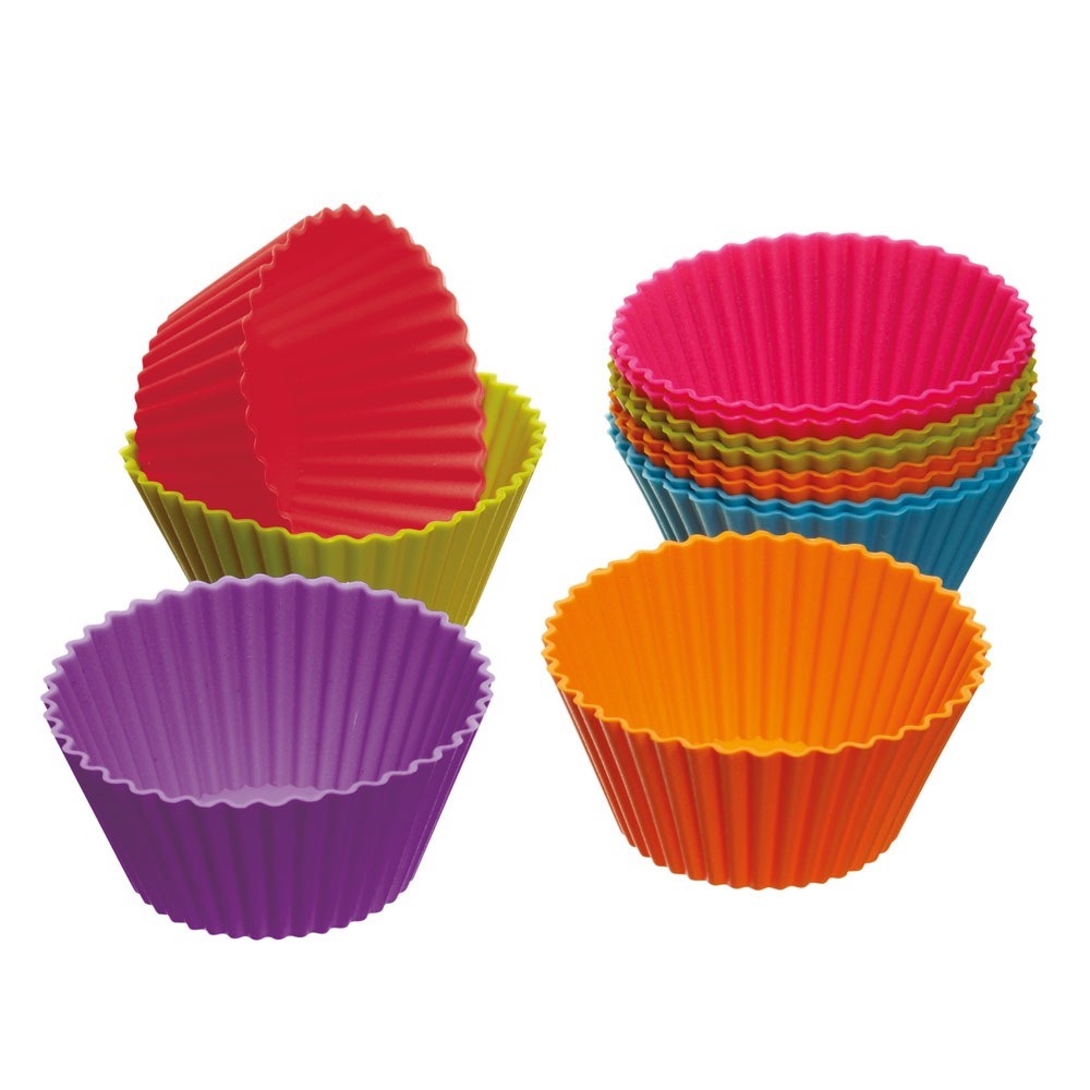 Colourworks Silicone Cupcake Cases, Set of 12