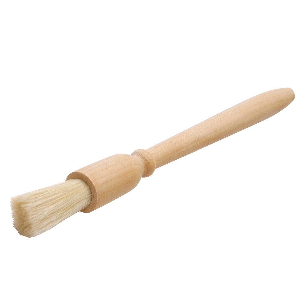 2 x Wood and Pure Bristle Pastry Brush 