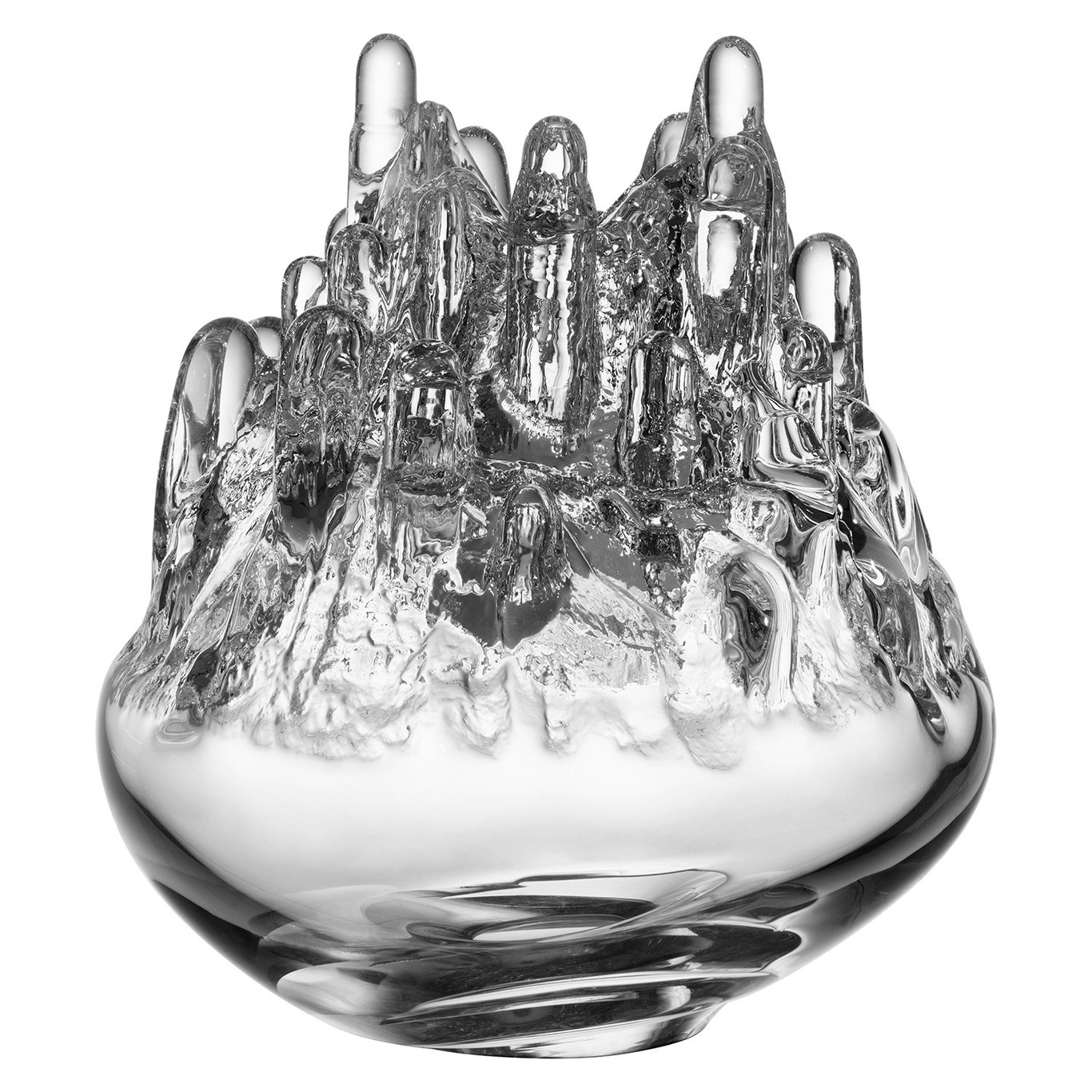 Polar Candle Holder Large 33 cm, Clear