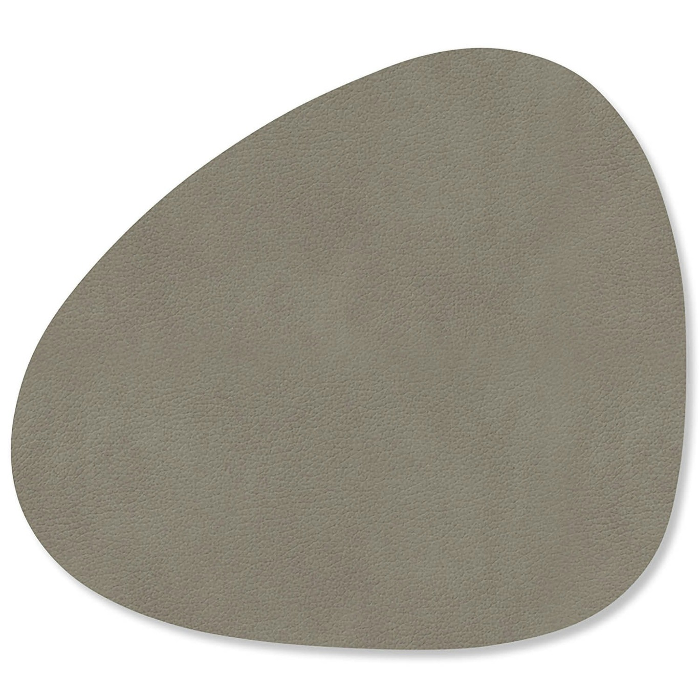 Curve Glass Coaster Nupo 11x13 cm, Flint Grey
