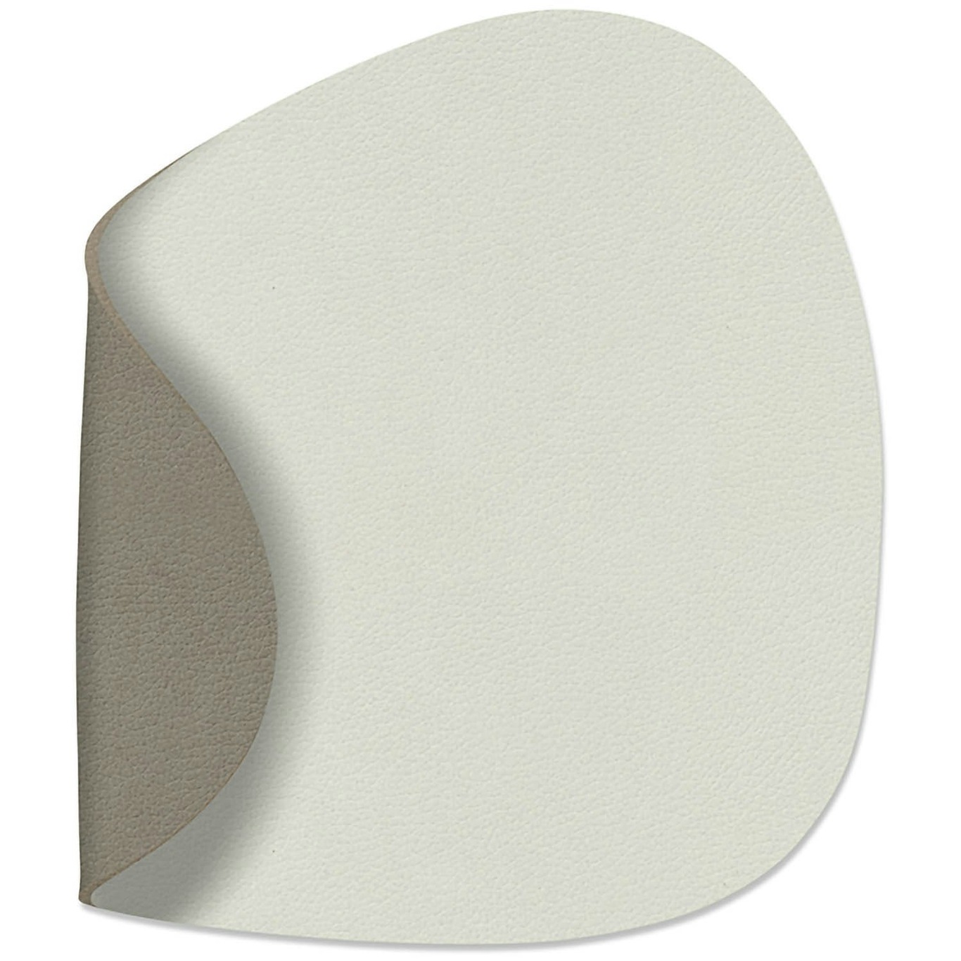 Curve Reversible Coaster 11x13 cm, Linen/Flint Grey