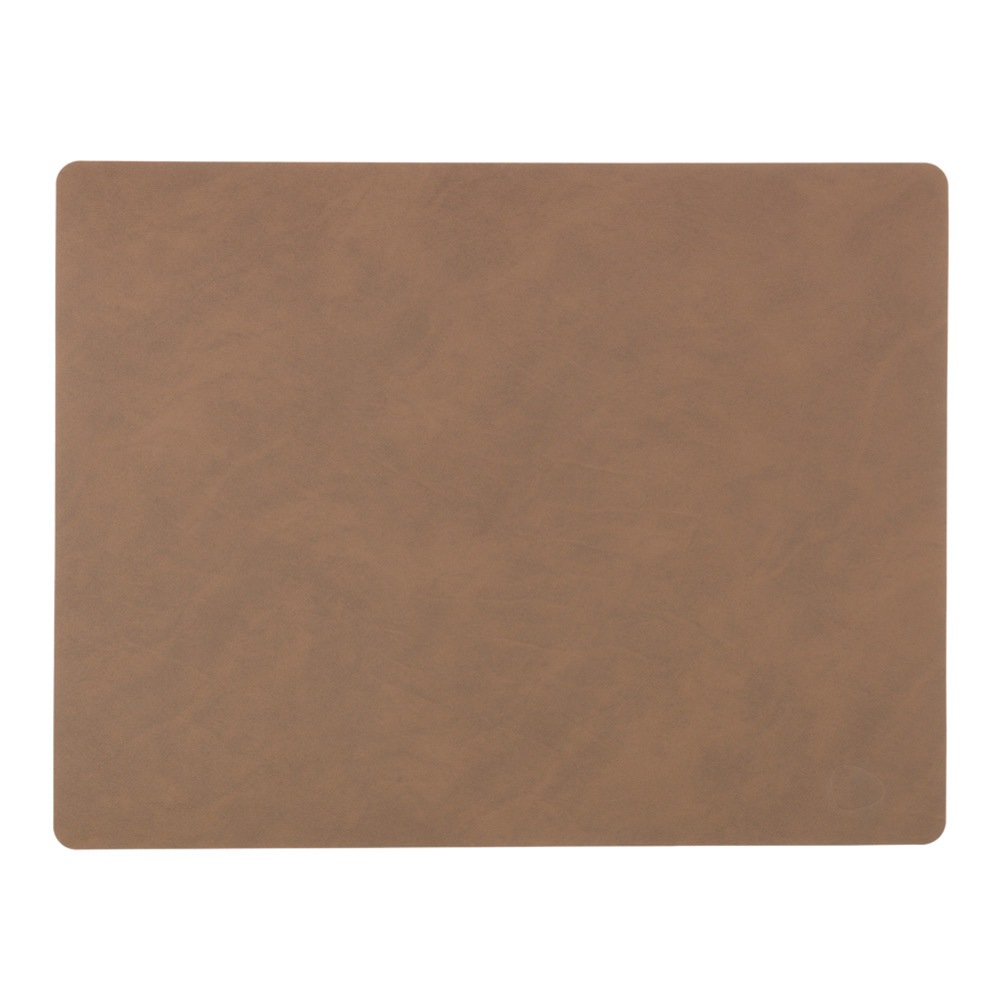 Square L Table Mat Nupo 35x45 cm, Brown