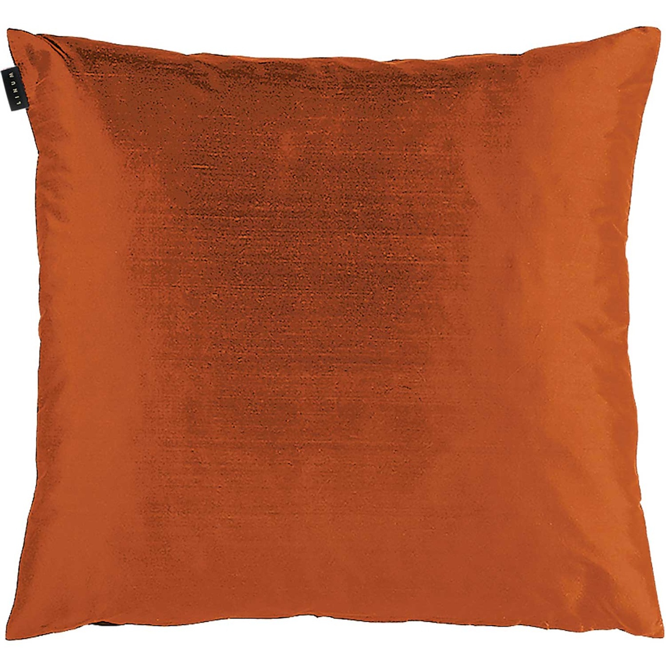 Silk Cushion Cover 40x40,  Rusty Orange