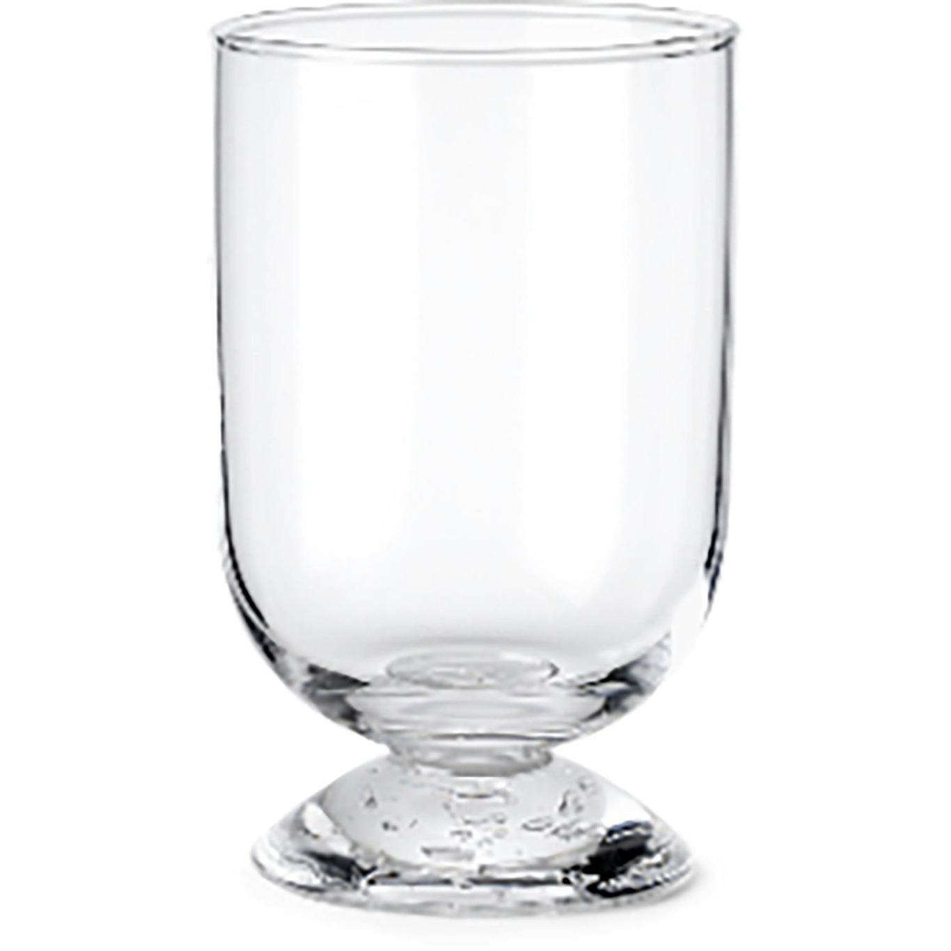 Bubble Glass Water Glass 16 cm, plain top