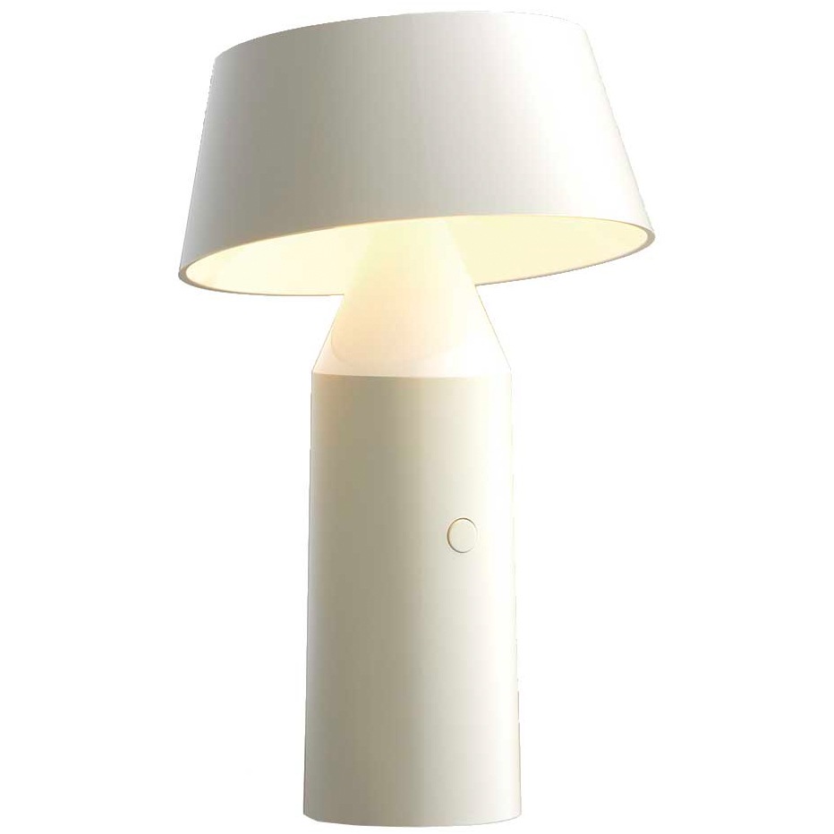 Bicoca Table Lamp Portable, Off-white