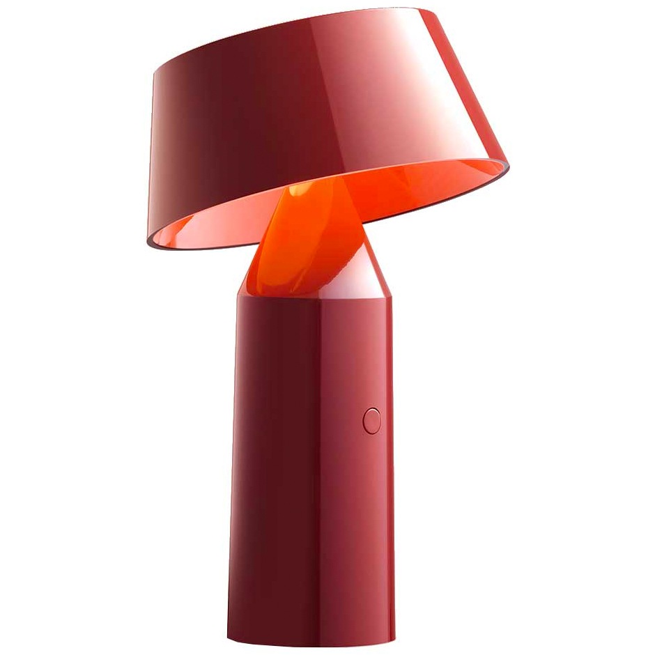 Bicoca Table Lamp Portable, Burgundy