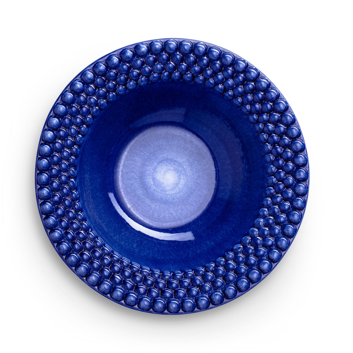 Bubbles Soup Plate 25 cm, Blue