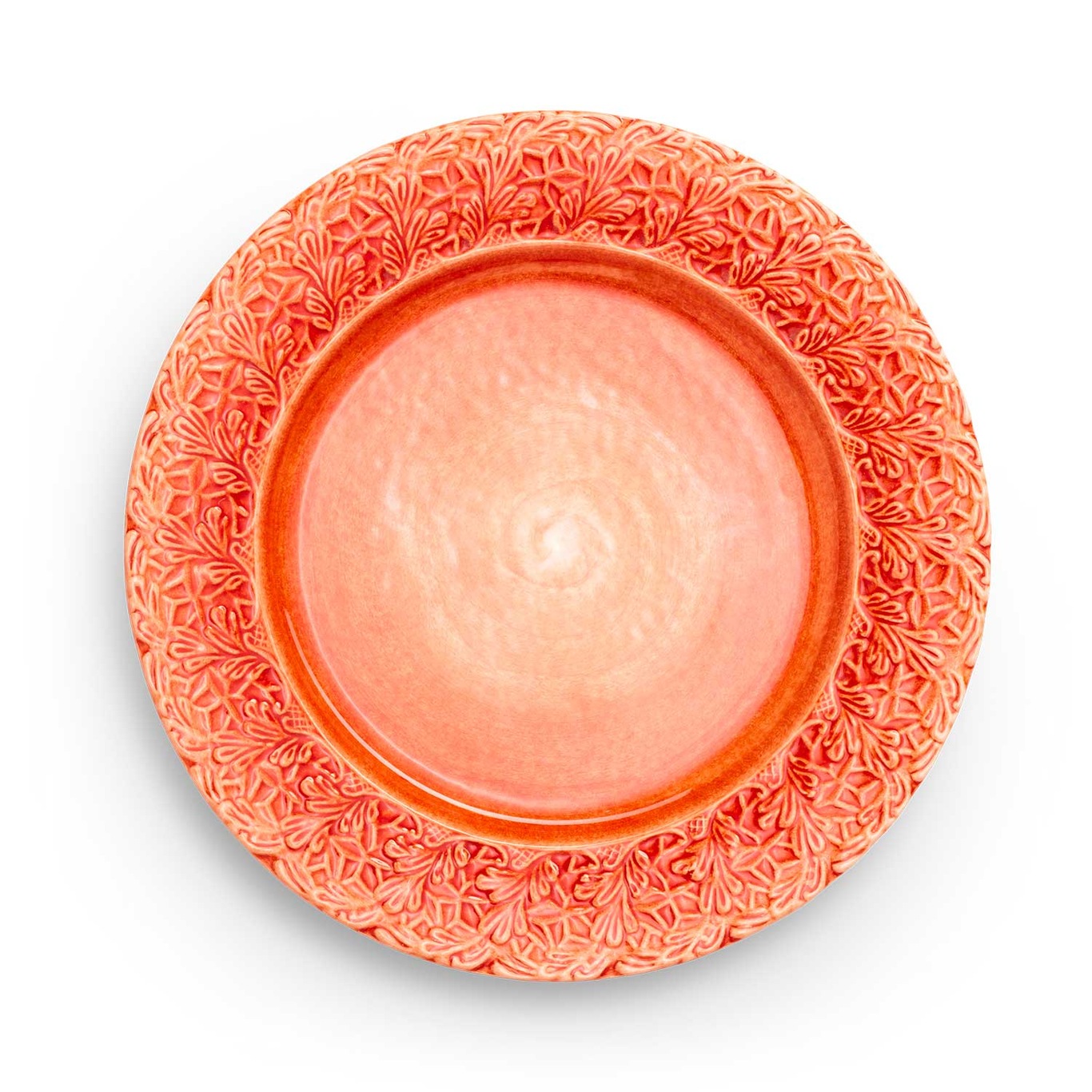 Lace Plate 25 cm, Orange