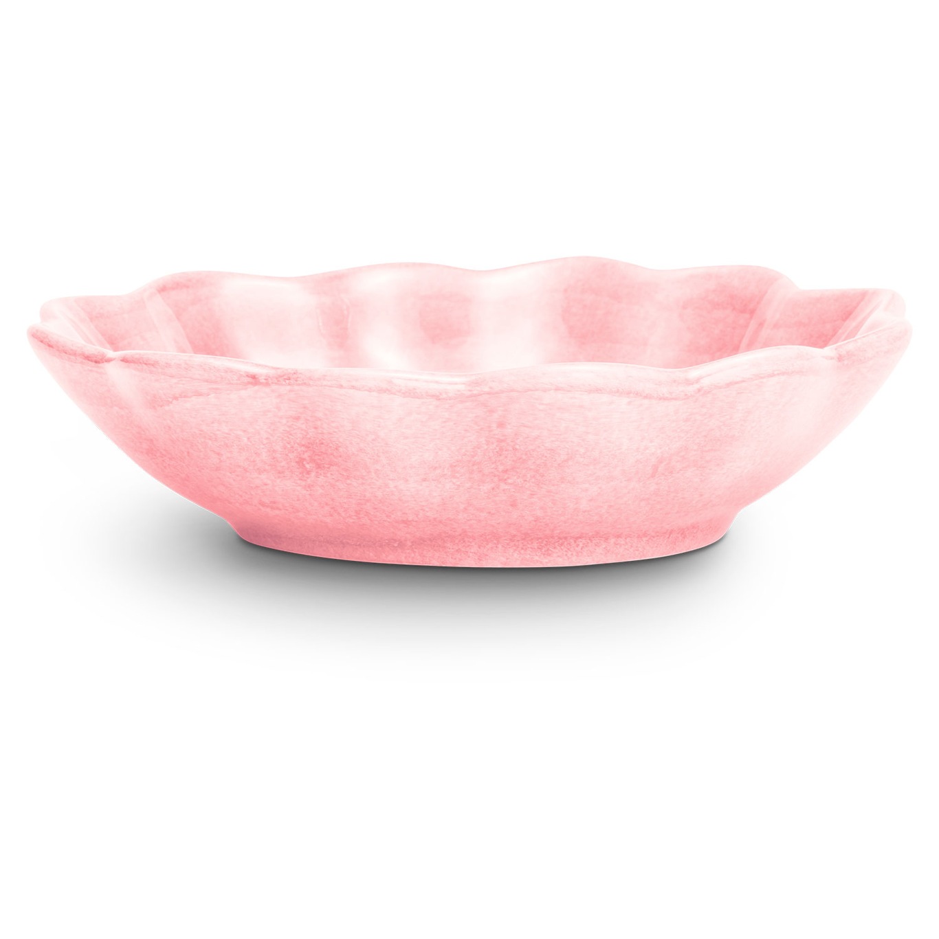 Oyster Bowl 16x18 cm, Light Pink