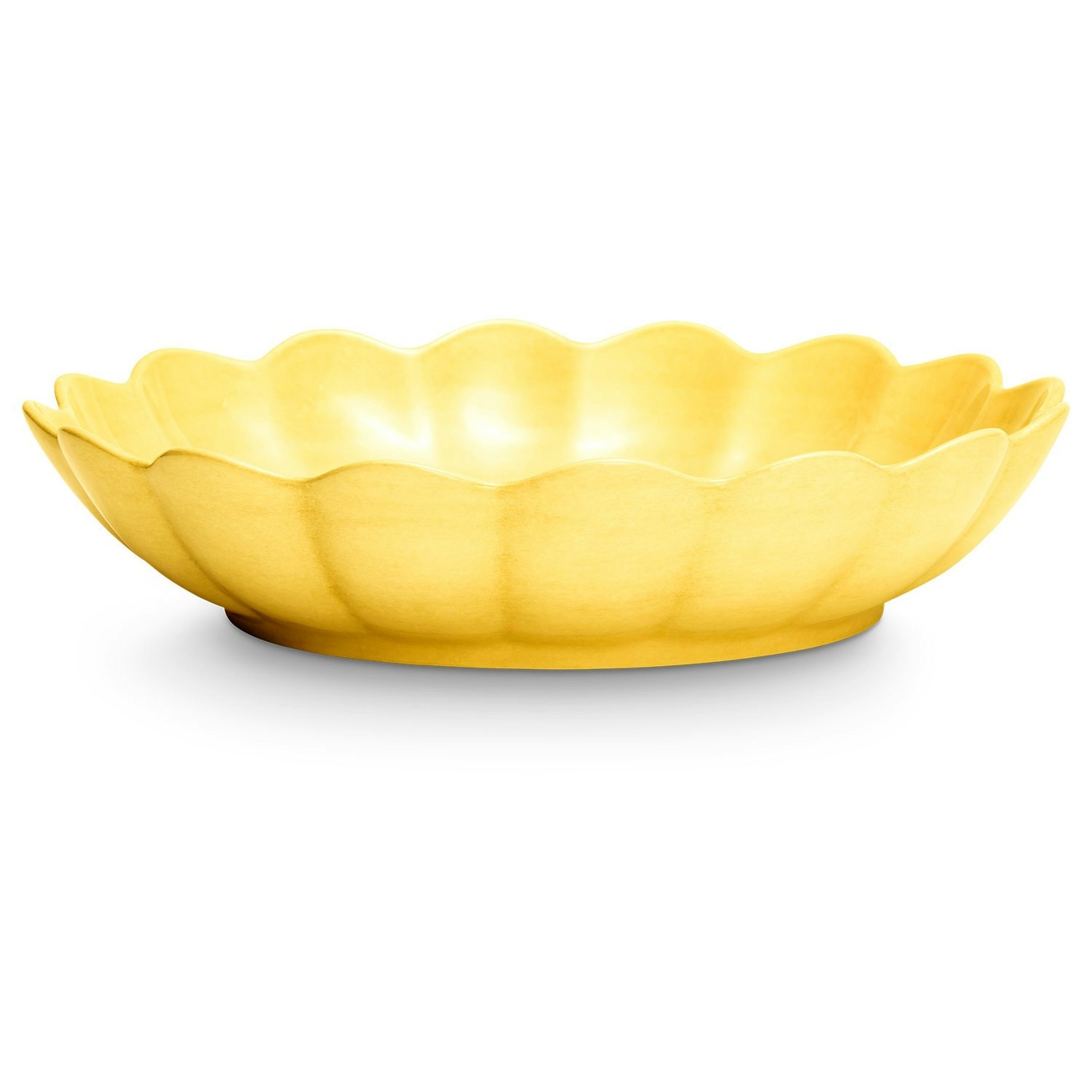 Oyster Bowl 31 cm, Yellow