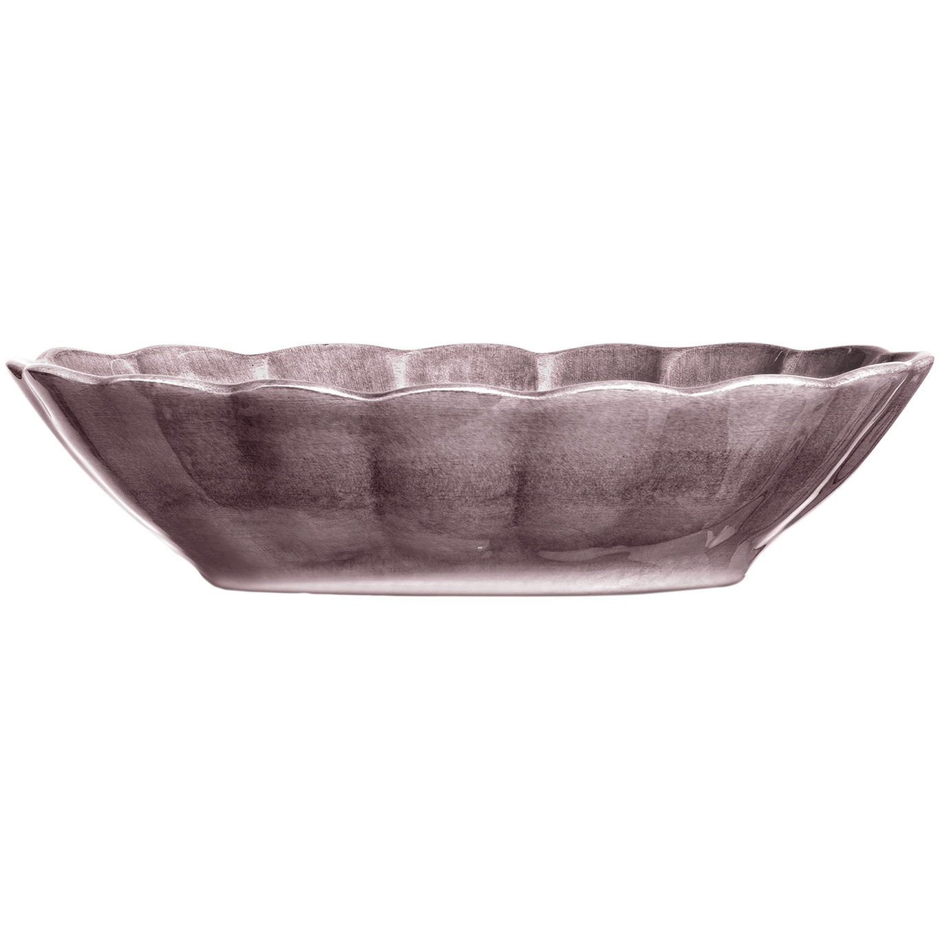 Oyster Bowl 75 cl, Plum