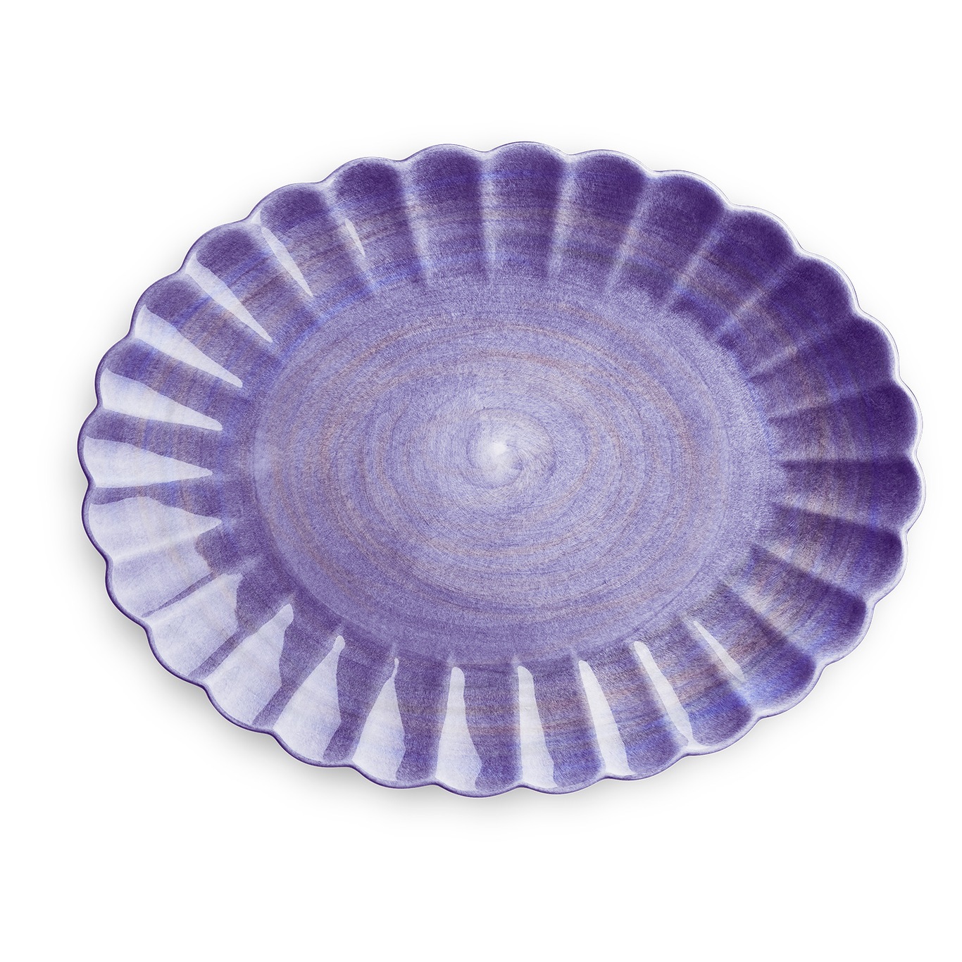 Oyster Dish 35x30 cm, Purple
