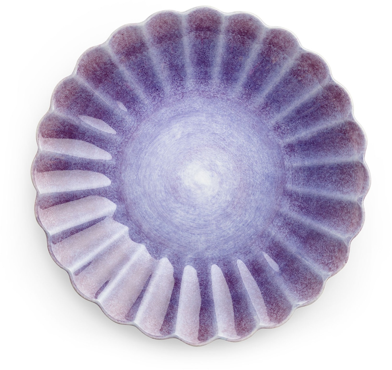 Oyster Plate, Violet, 20 cm