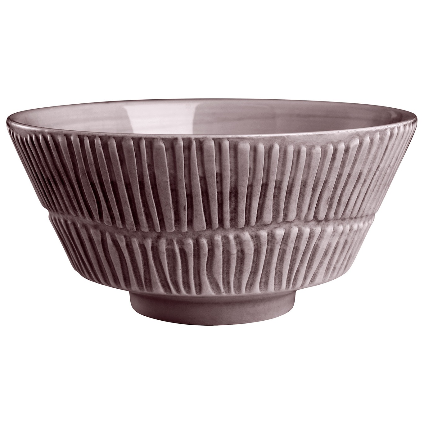 Stripes Bowl, Plum 60 cl