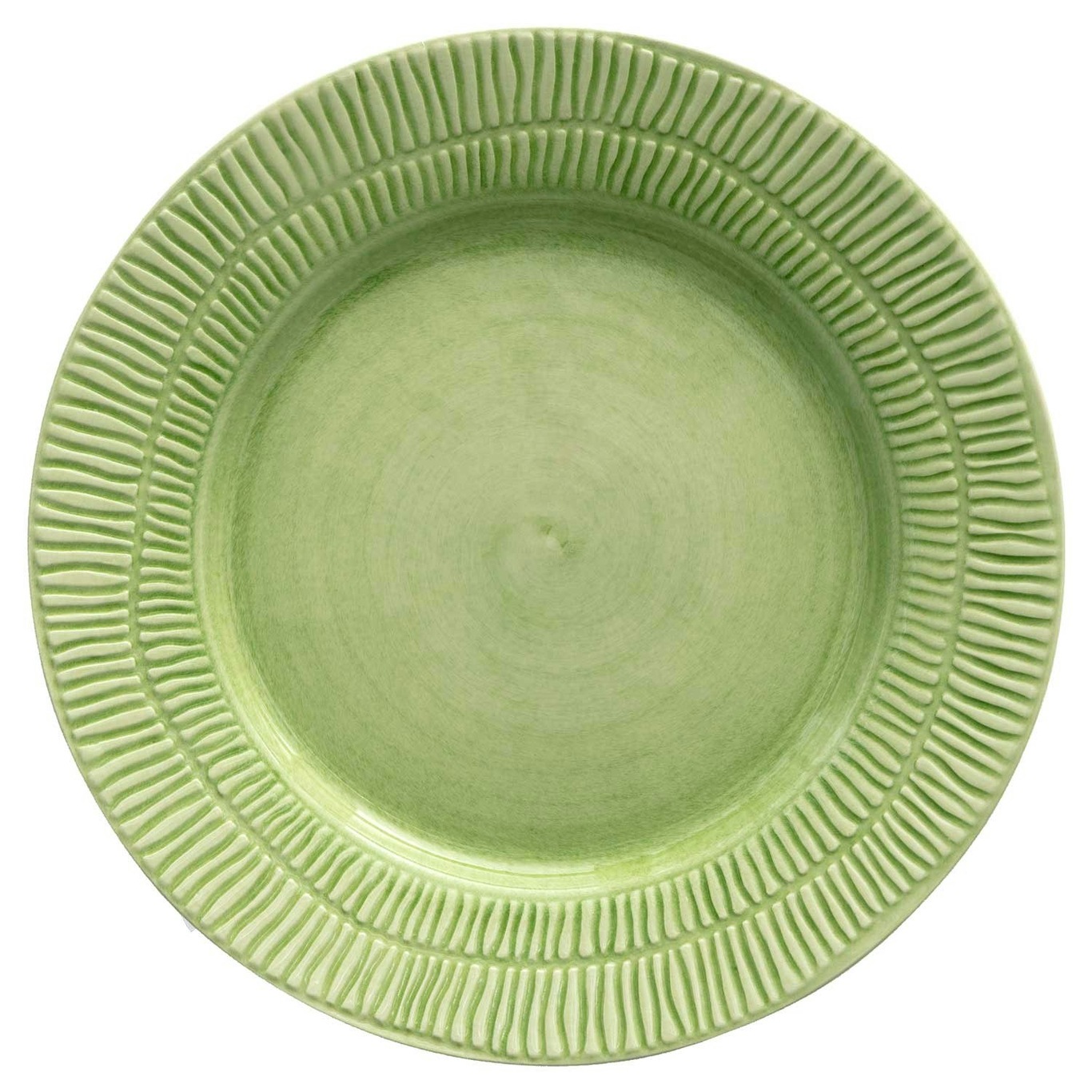 Stripes Plate 28 cm, Green