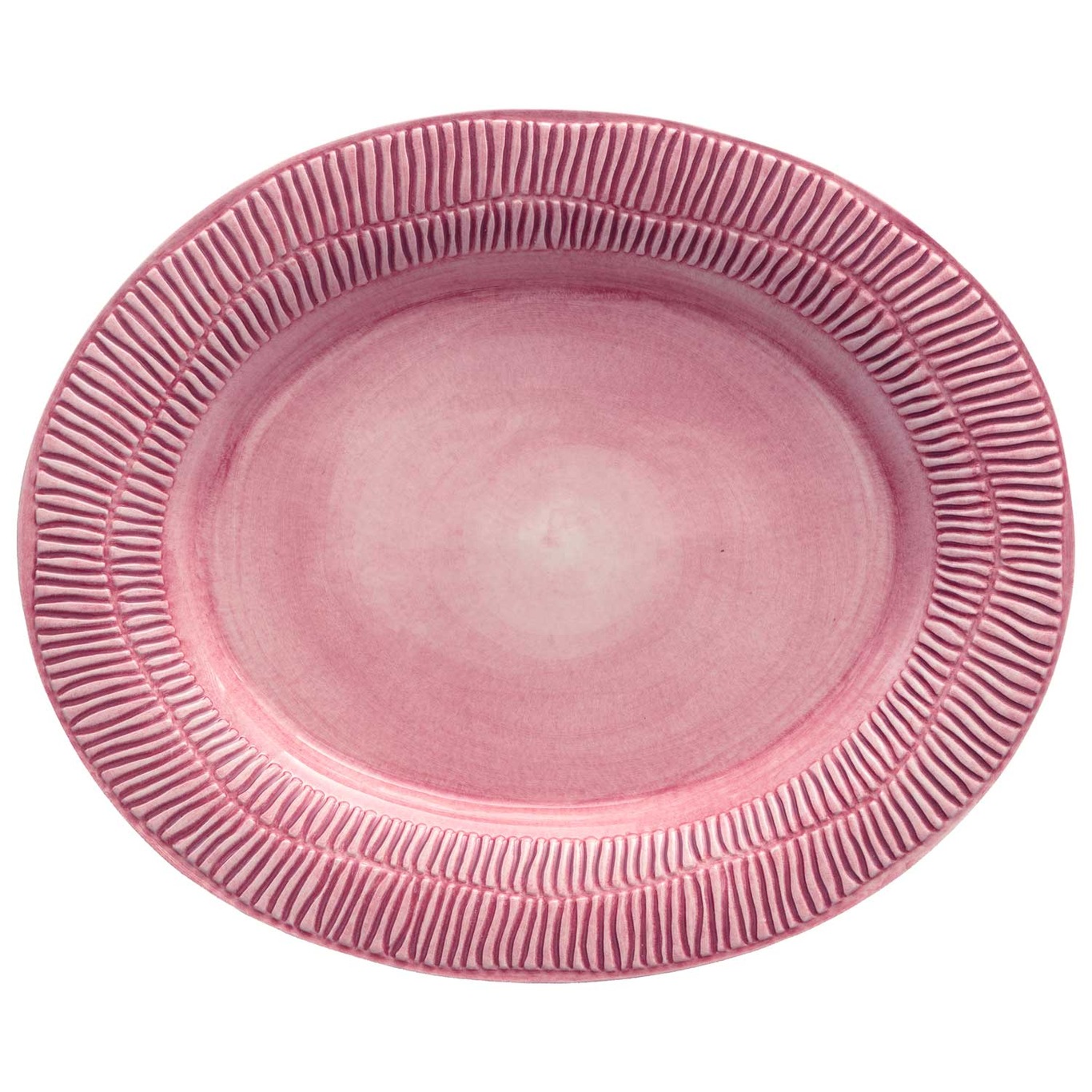 Stripes Platter 35x30 cm, Pink