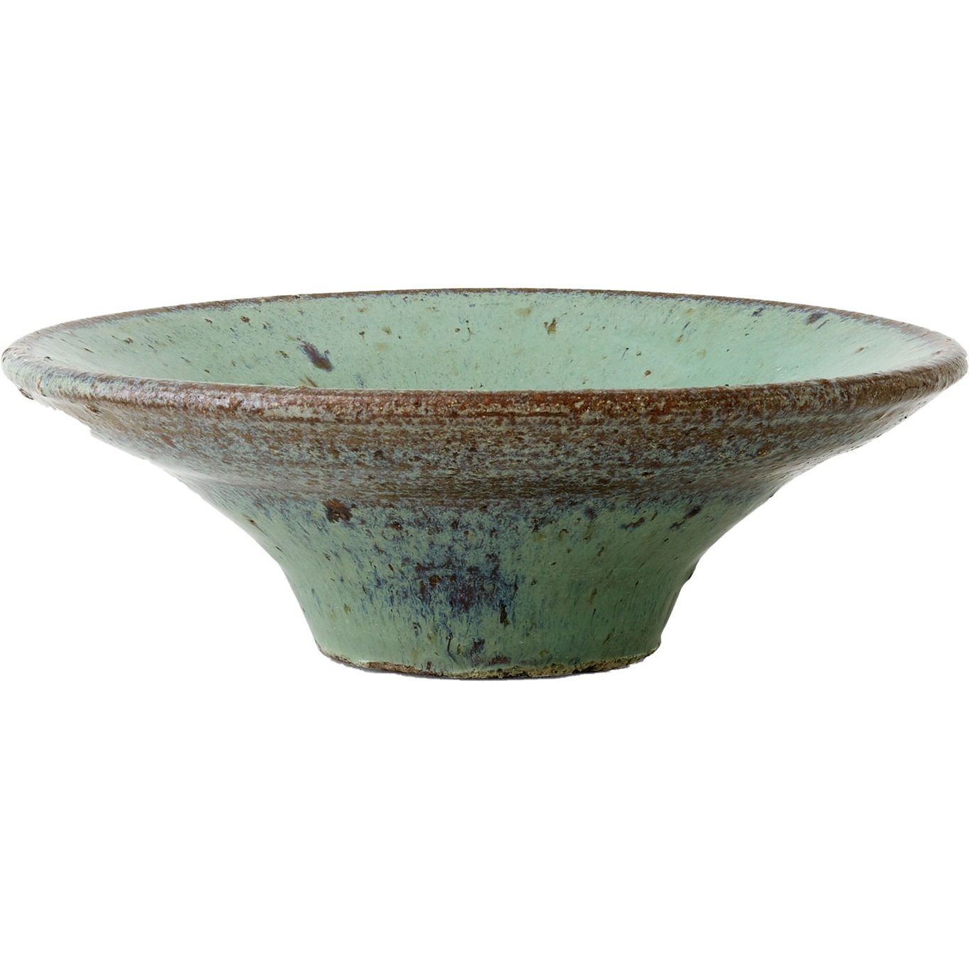 Triptych Decorative Bowl, Ø22,5x8 cm, Coral Blue