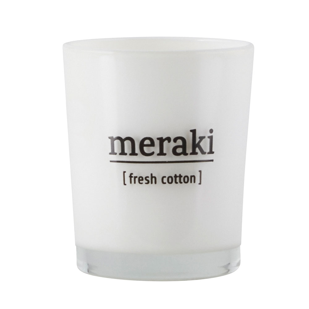 Meraki Scented Candle 5,5x6,7 cm Fresh Cotton