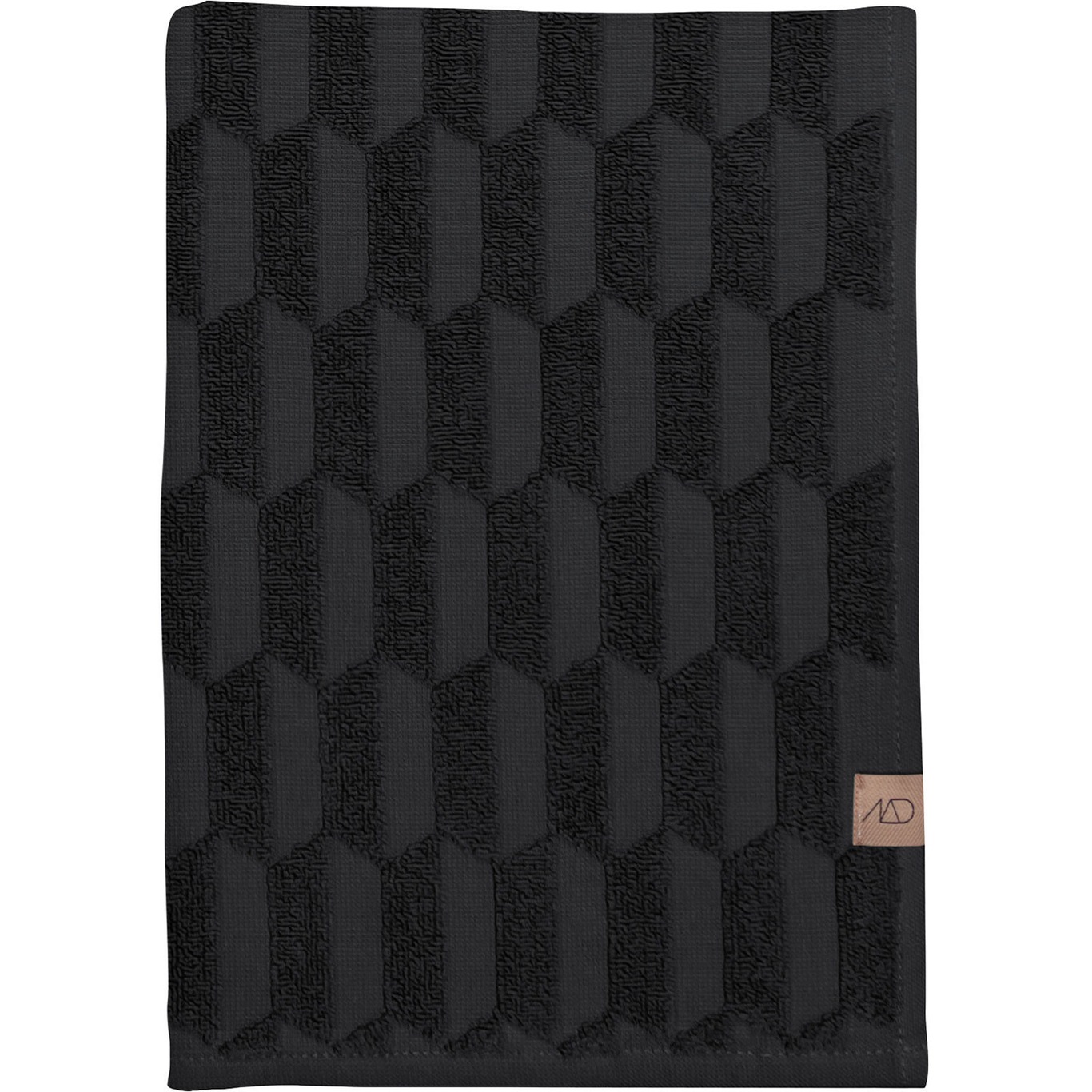 GEO Towel Black, 50x95 cm