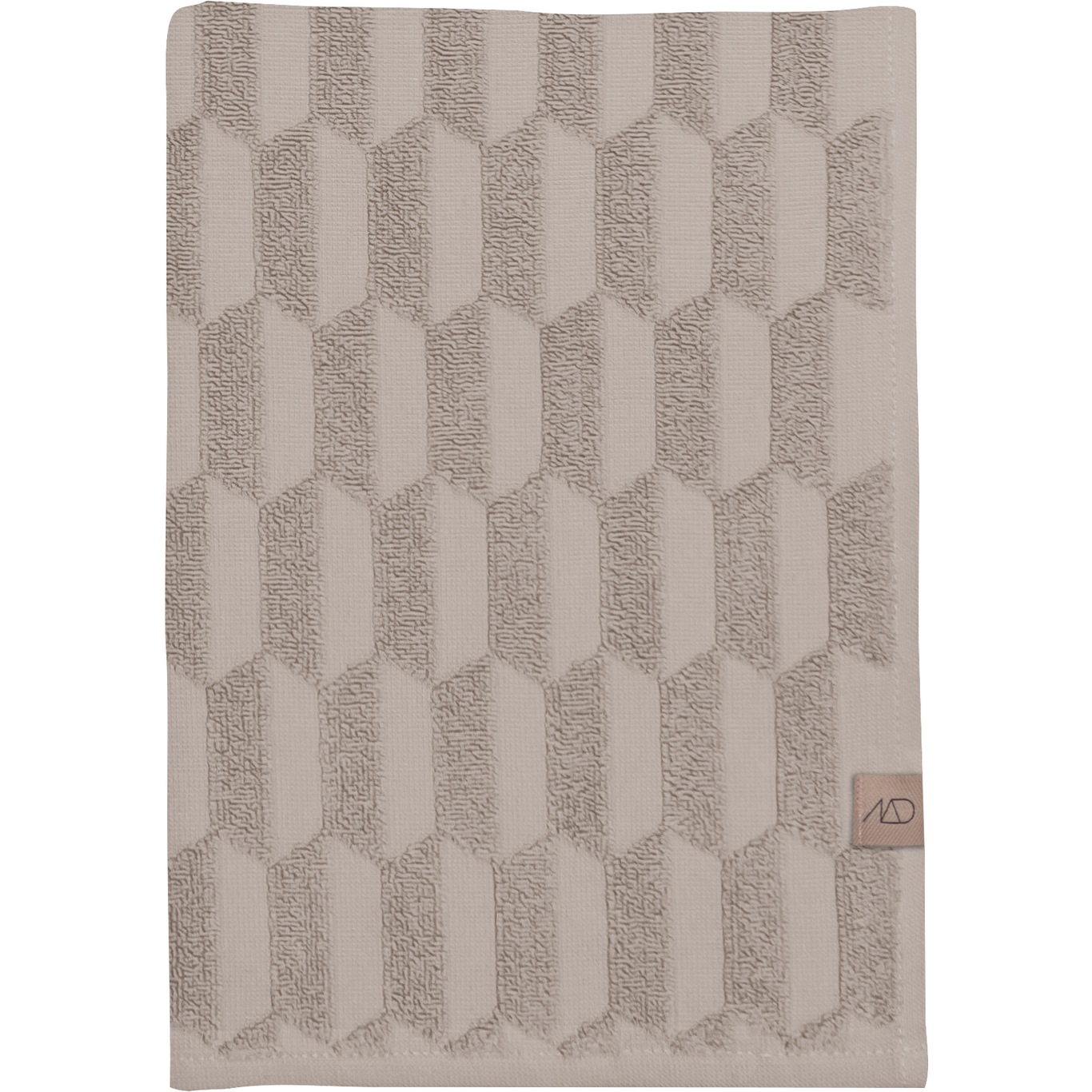 Geo Towel Sand 2-pack, 35x55 cm
