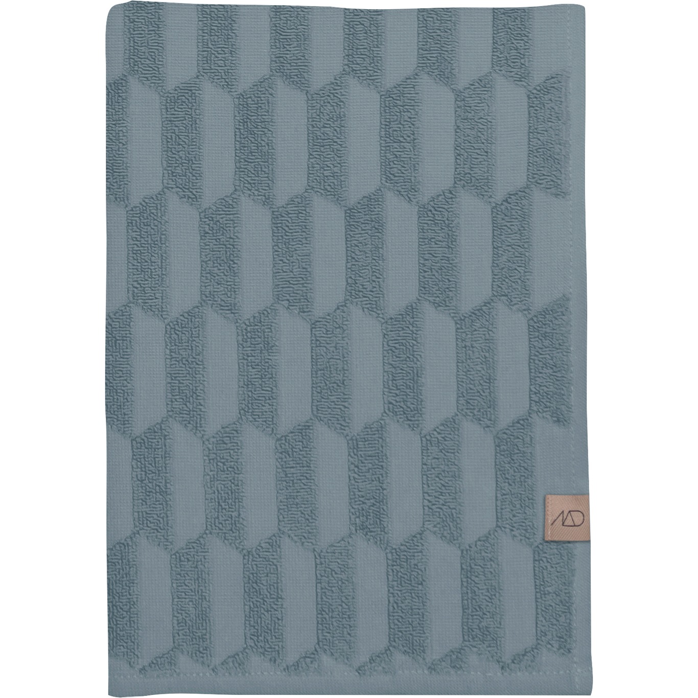 Geo Towel Stone Blue, 50x95 cm