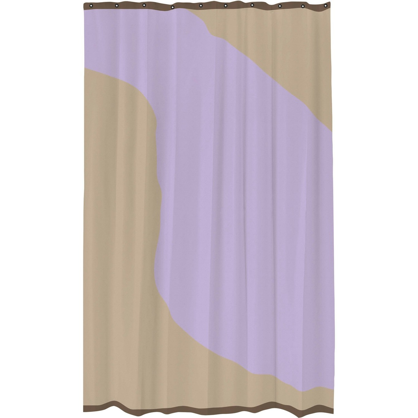 NOVA ARTE Shower Curtain 150x200 cm, Sand / Syreen