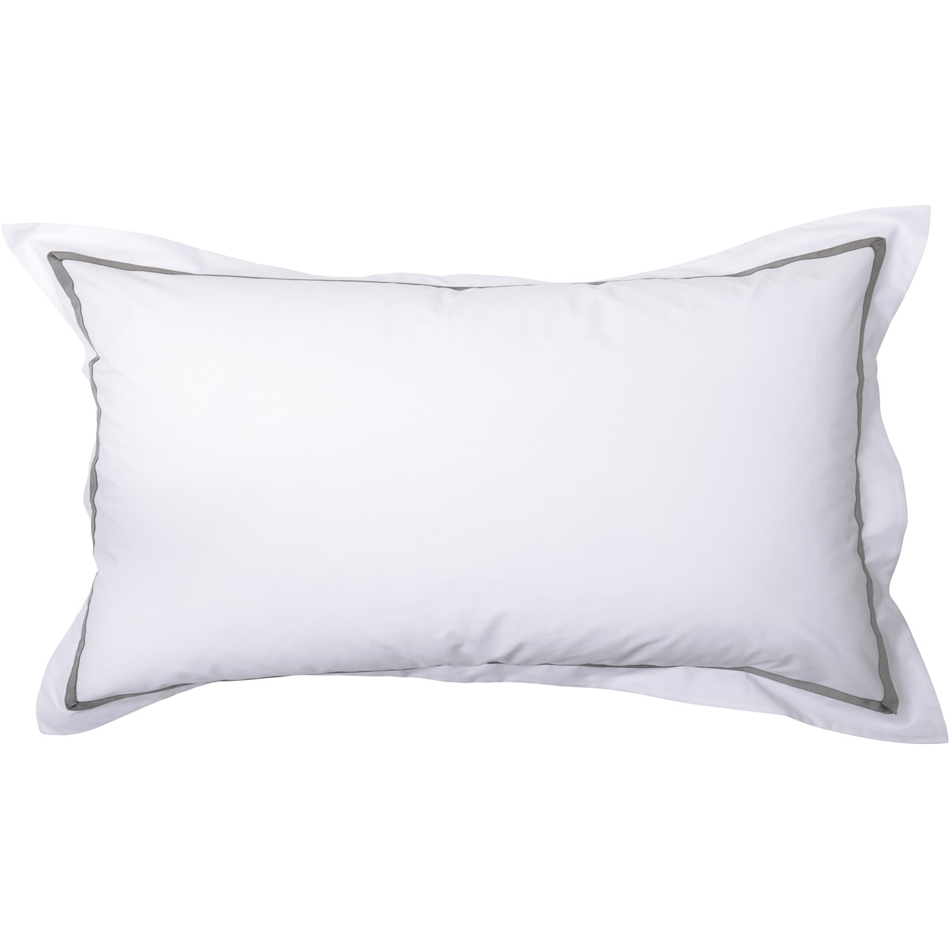 Singolo Pillowcase Eco Grey, 50x90 cm