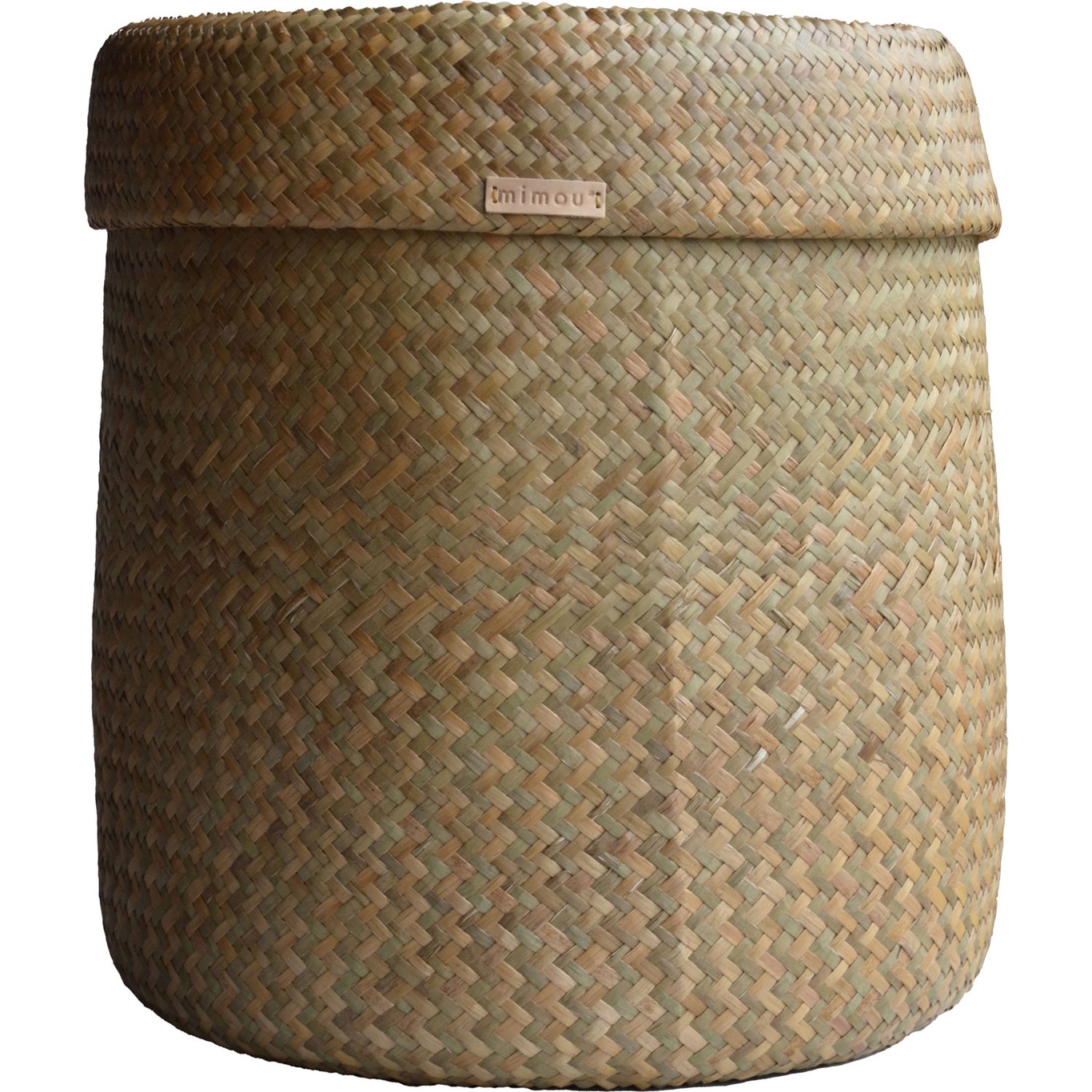 Bliss Basket With Lid Nature, L