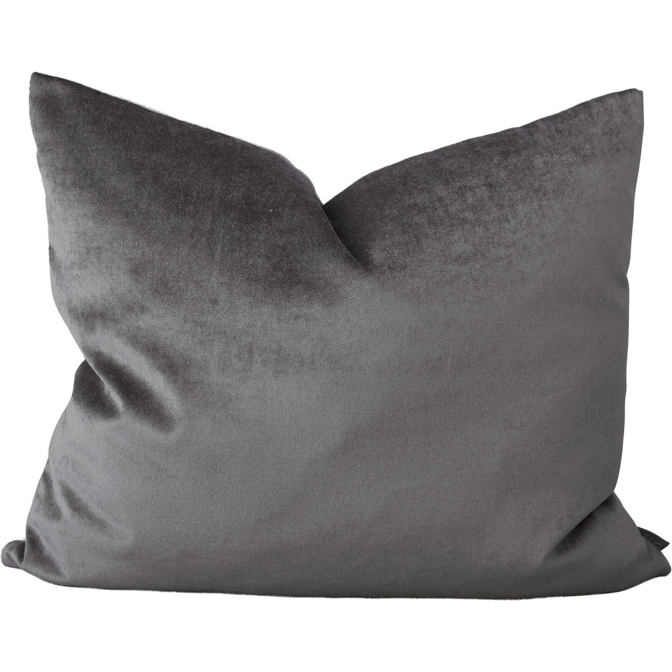 Focus Recycling Linen/Velvet Cushion 50x60 cm, Grey