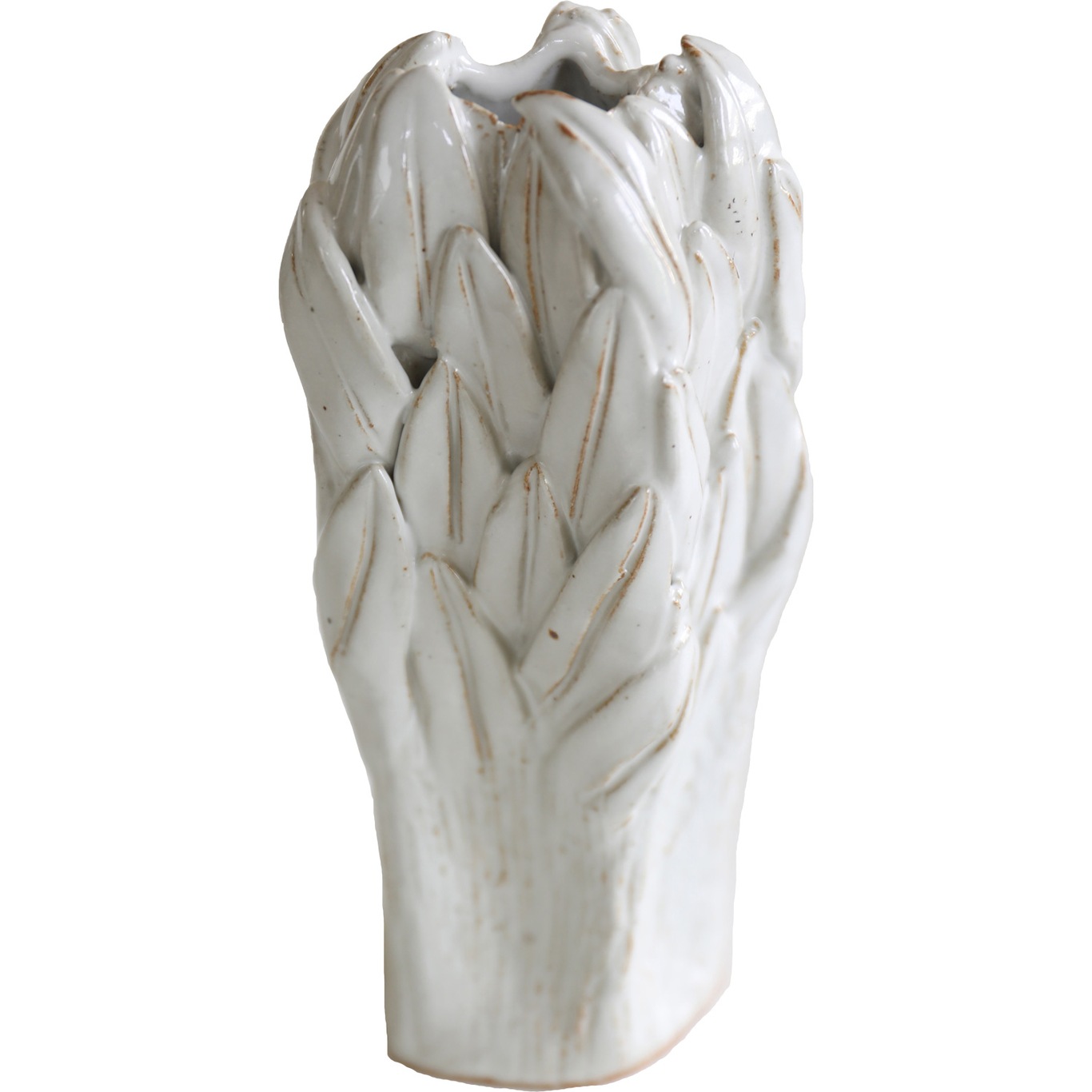 Vass Vase Handcrafted, White