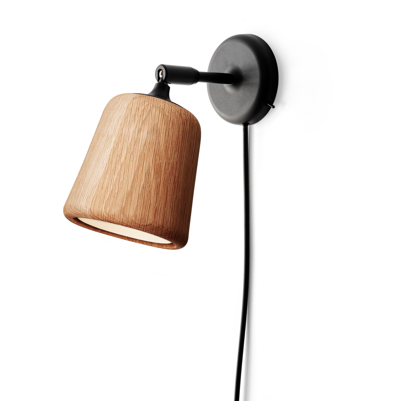 Material Wall Lamp, Oak