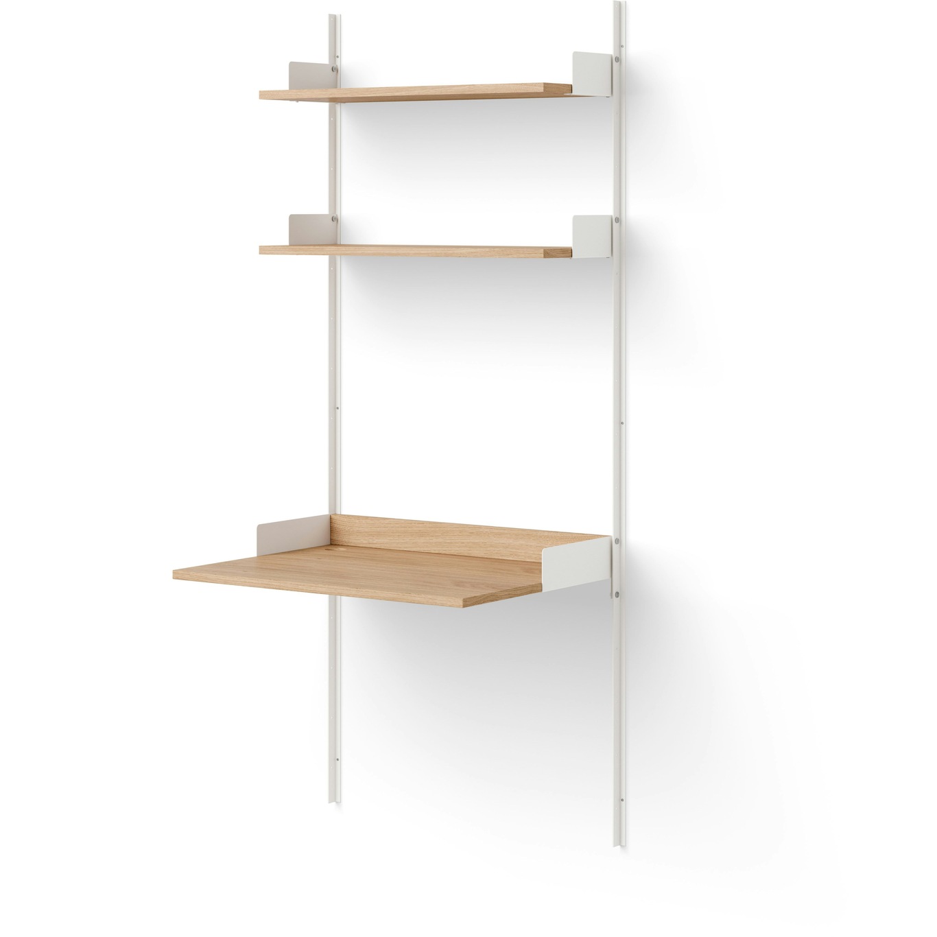 Study Shelf, White / Oak