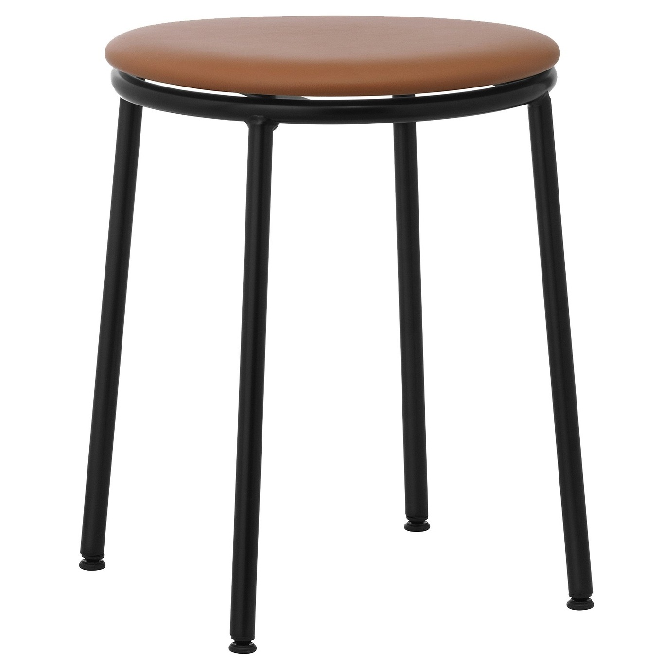 Circa Stool, Brown Leather / Ultra leather 41574