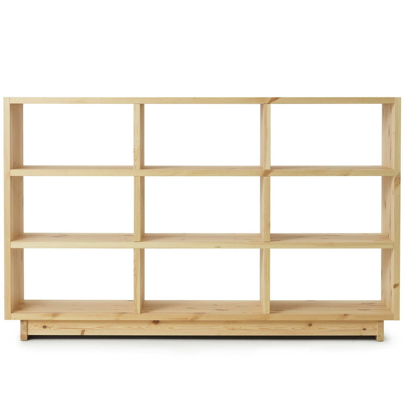 Plank Bookcase Pinewood, High