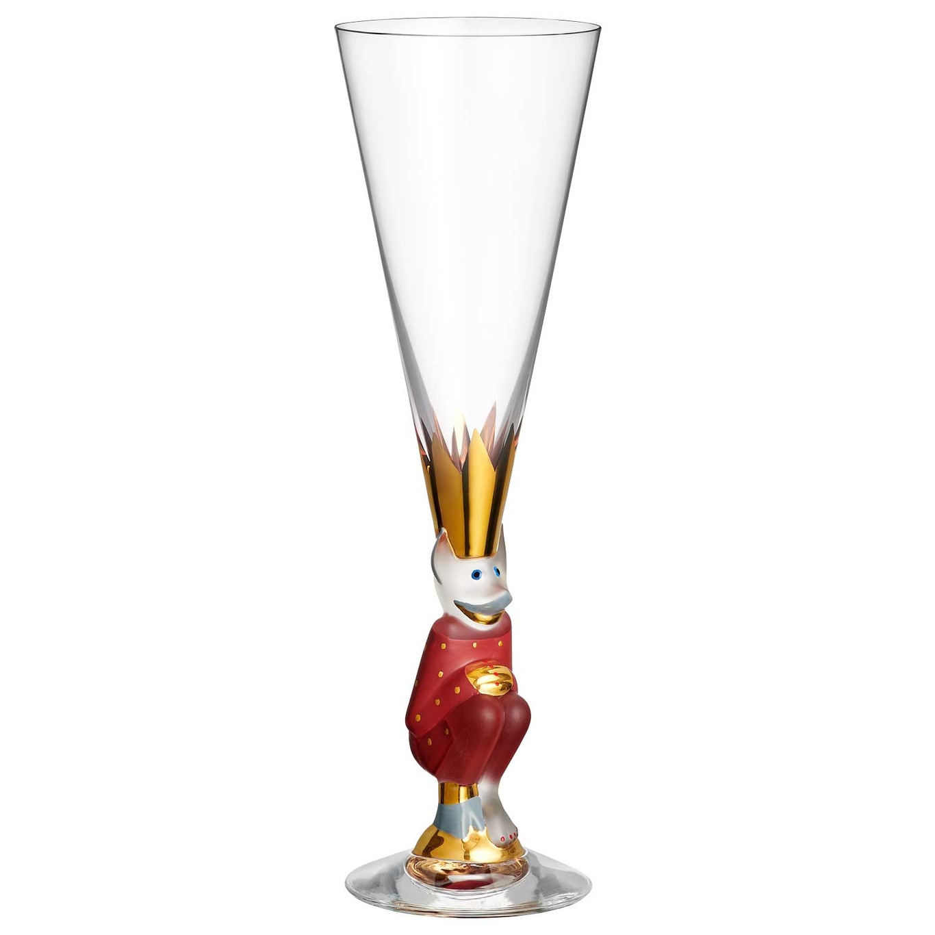 Nobel The Sparkling Devil Champagne Glass 19 cl, Red