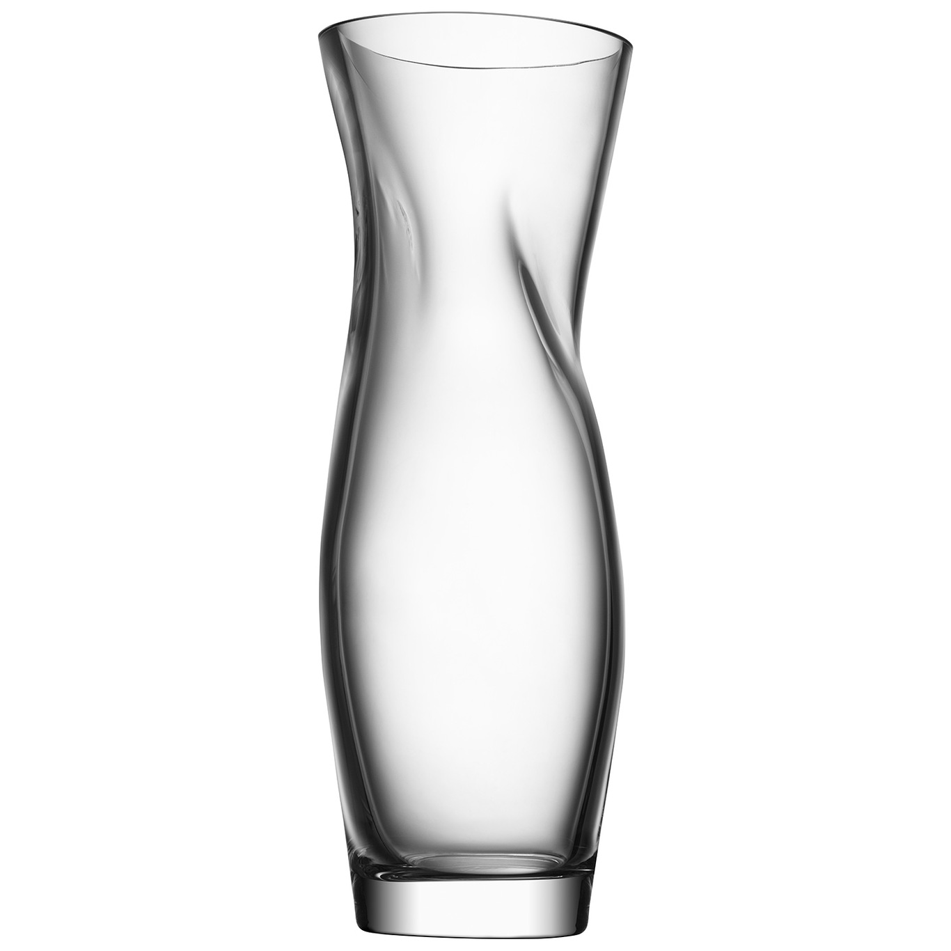 Squeeze Vase 34 cm, Clear