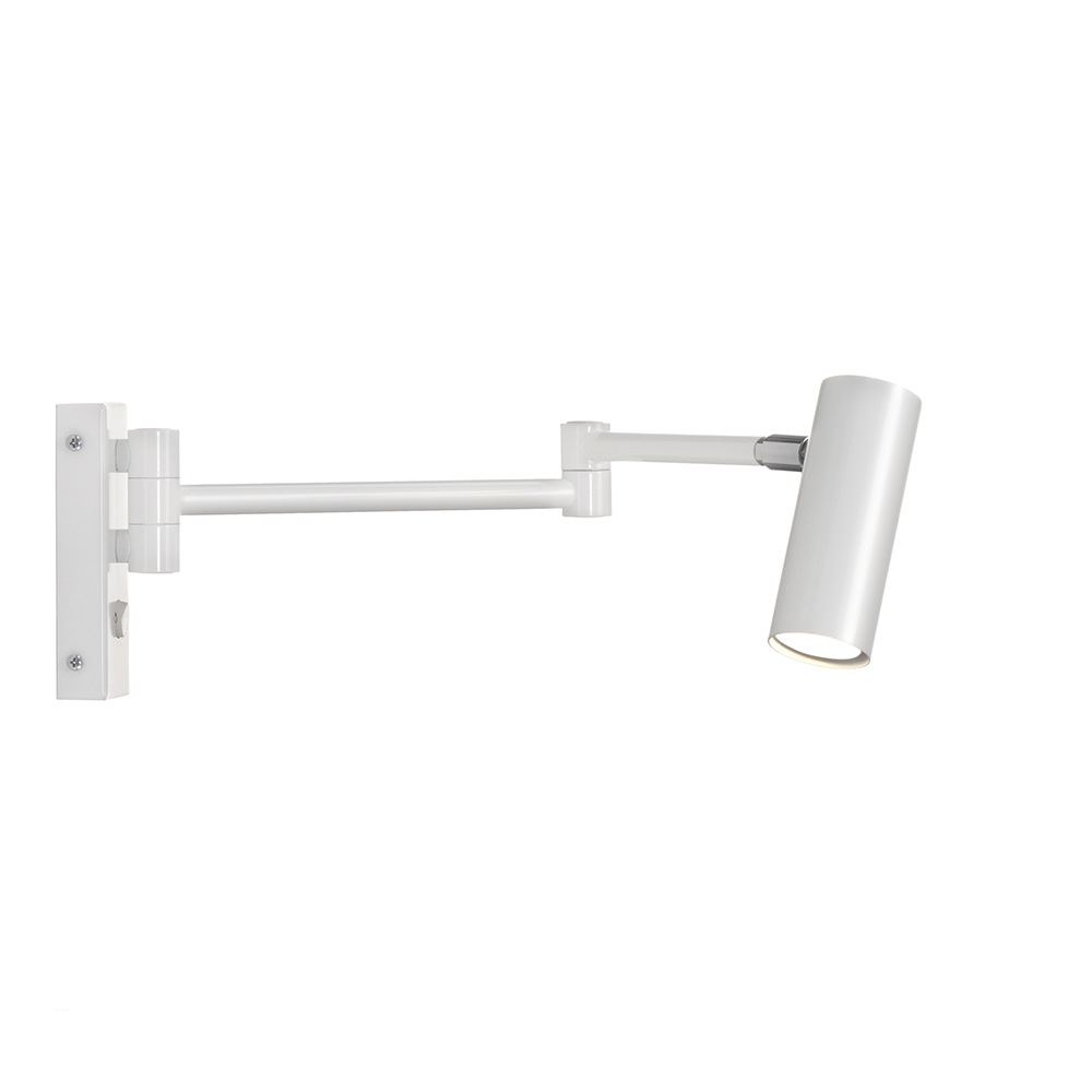 Puck Wall Lamp 1 arm, White