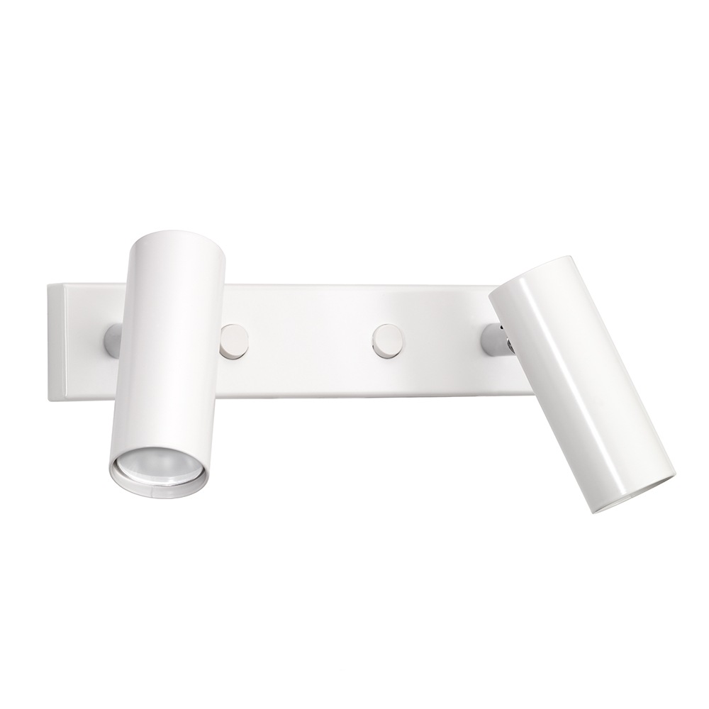 Puck Wall Lamp Double, White