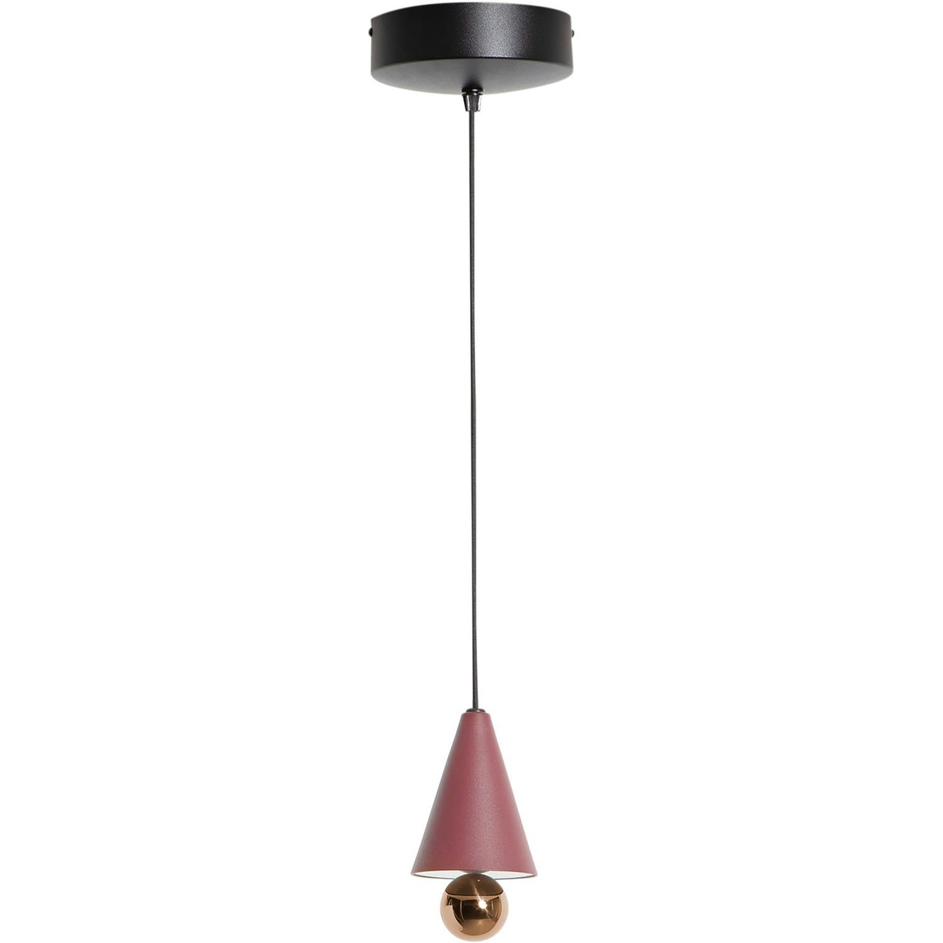 Cherry LED Pendant 93 mm, Red Brown