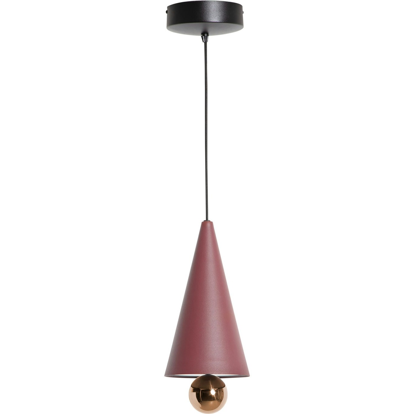 Cherry LED Pendant 160 mm, Red Brown