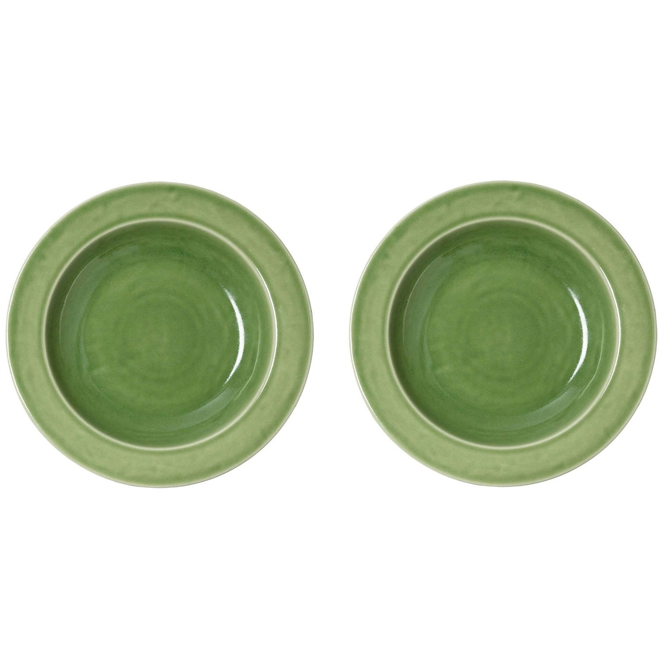 Daga Soup Plate 2-pack 23,5 cm, Green