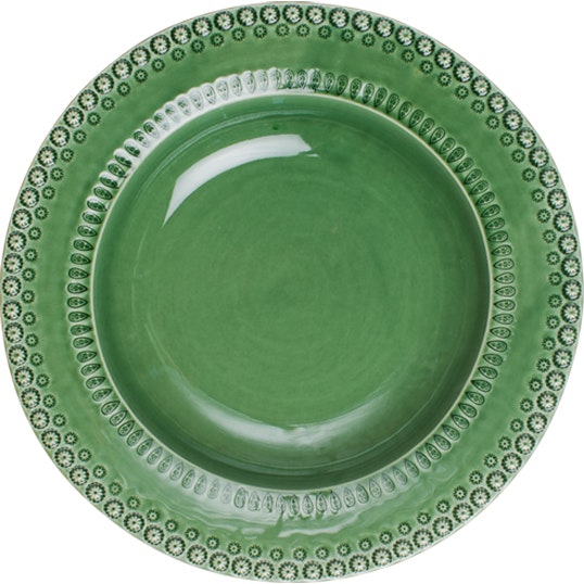 Daisy Pasta Plate 35 cm, Forest